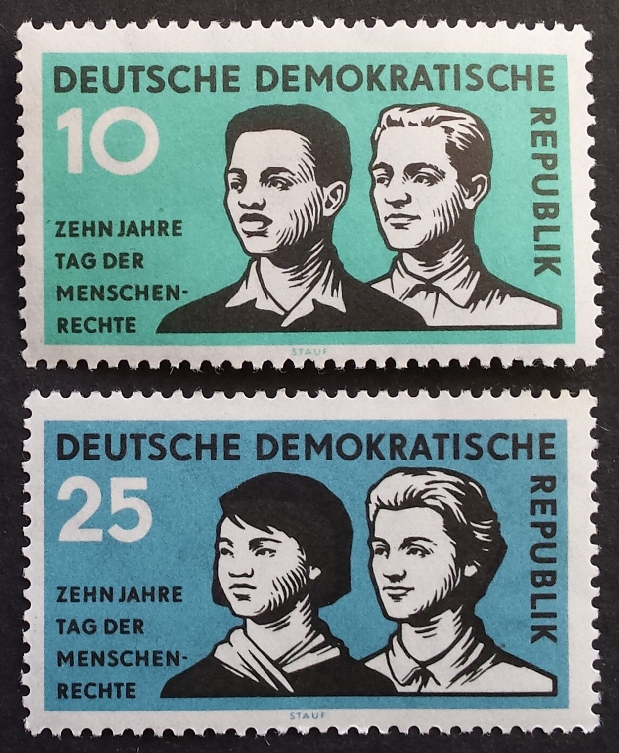Vokietijos Demokratinė Respublika (VDR), pilna serija MiNr 669-670 MNH**