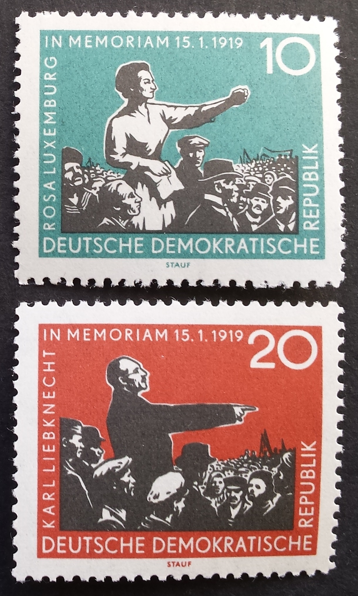 Vokietijos Demokratinė Respublika (VDR), pilna serija MiNr 674-675 MNH**