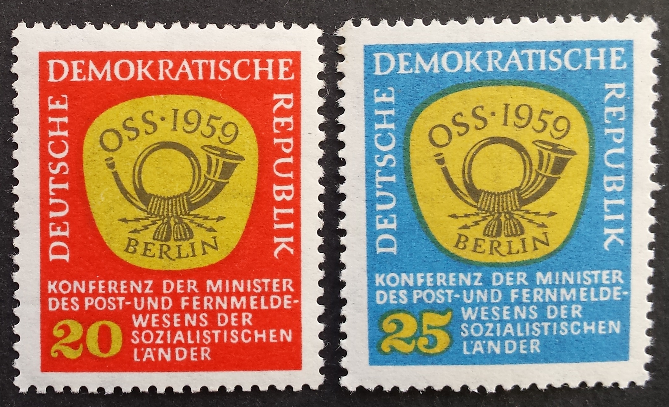 Vokietijos Demokratinė Respublika (VDR), pilna serija MiNr 686-687 MNH**