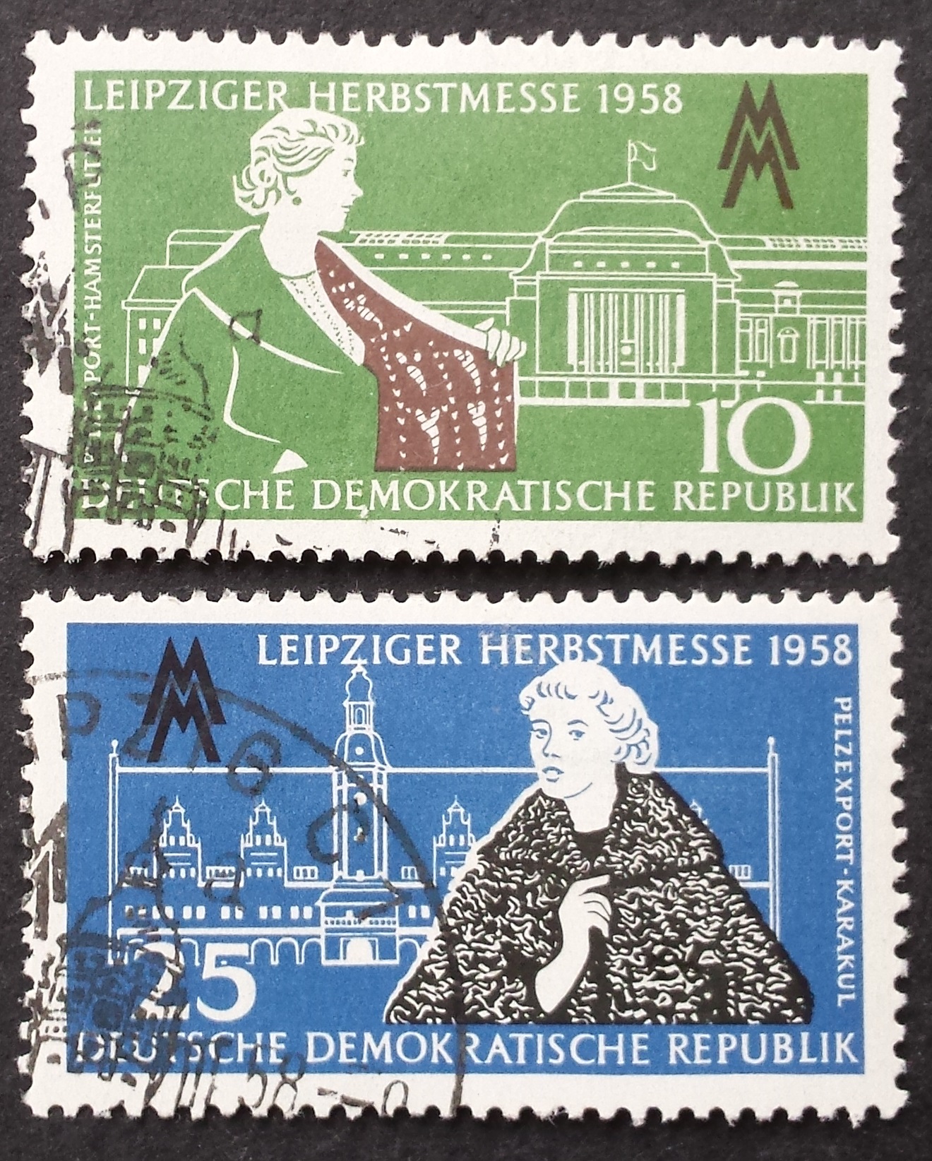 Vokietijos Demokratinė Respublika (VDR), pilna serija MiNr 649-650 Used (O)