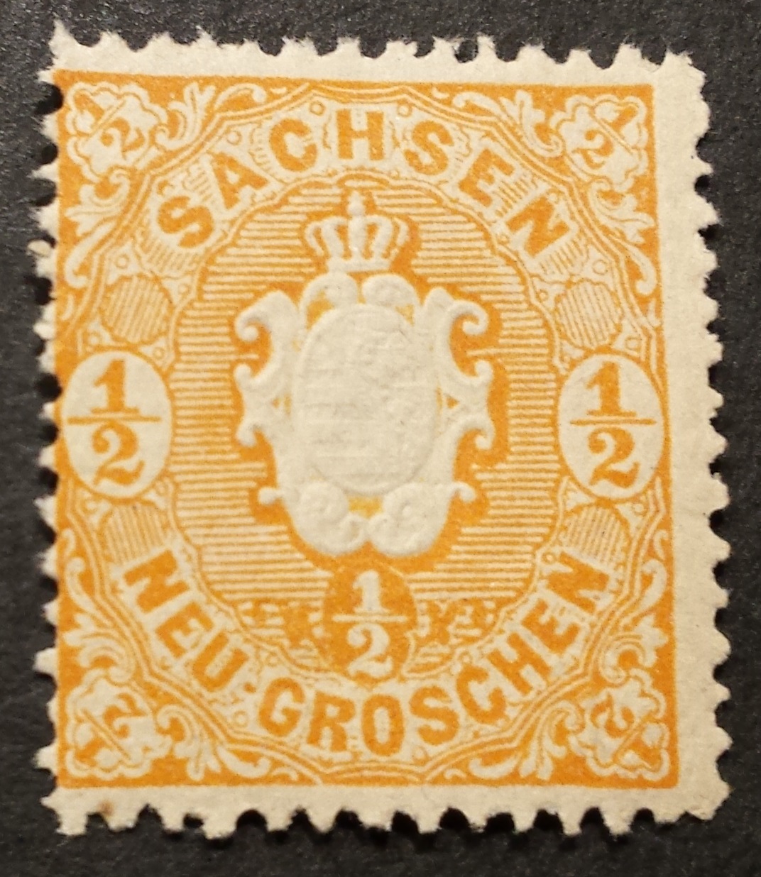 Senoji Vokietija, Saksonija, MiNr 15 MNH**