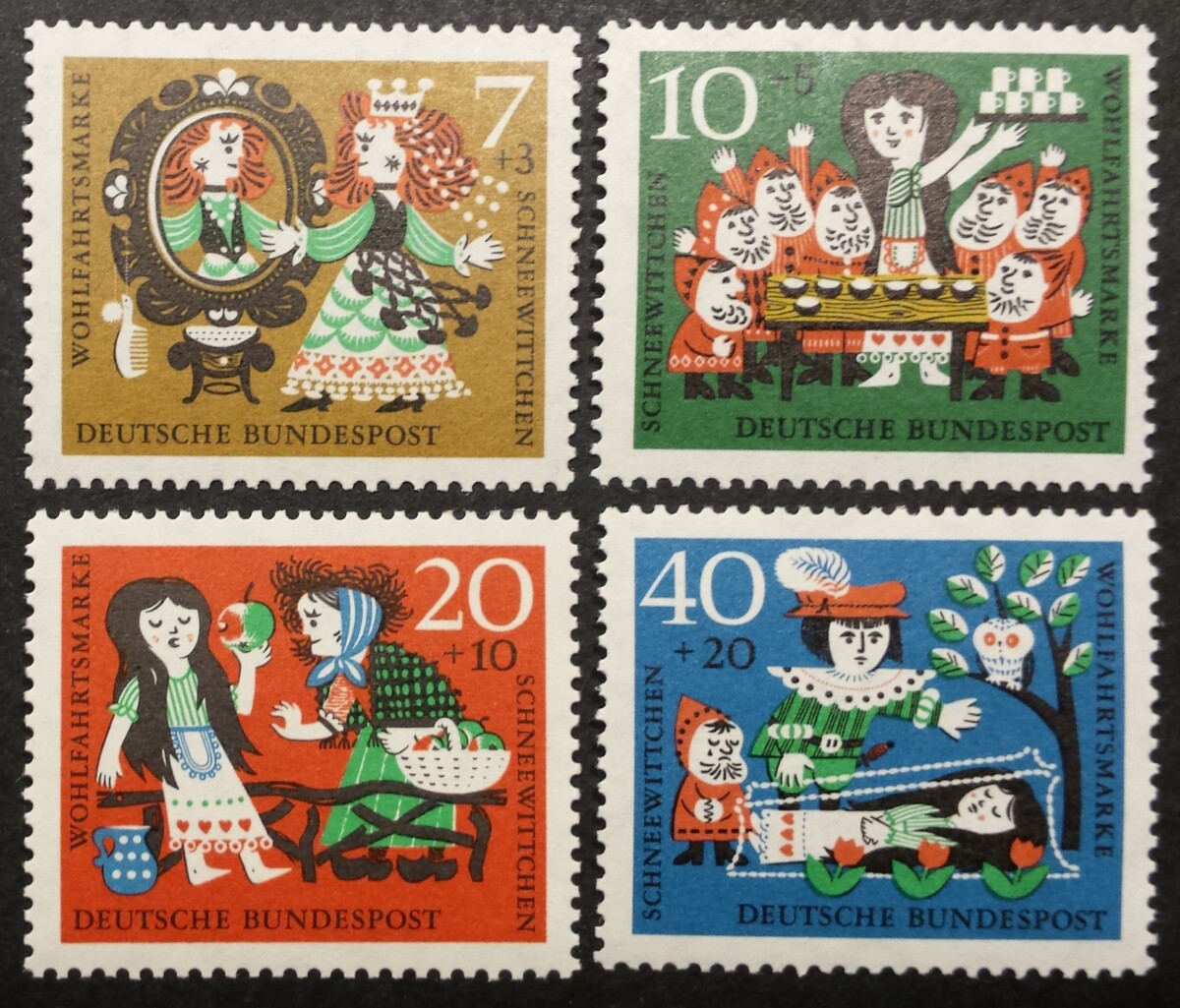 Vokietija, pilna serija MiNr 385-388 MNH**