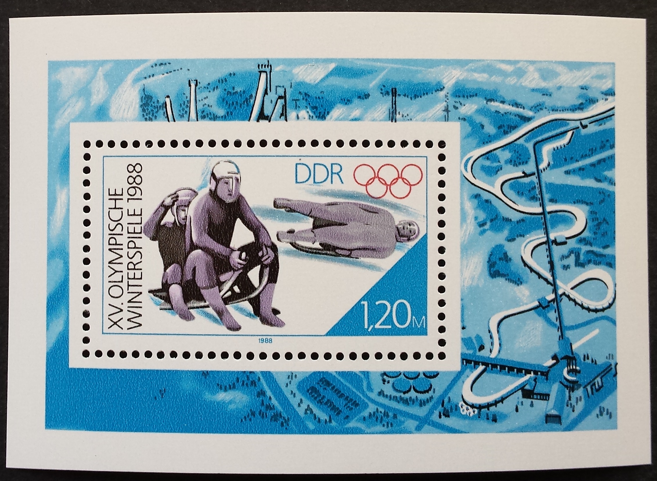 Vokietijos Demokratinė Respublika (VDR), blokas Nr. 90 MiNr 3144 MNH**