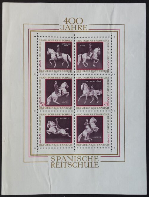 Austrija, blokas Nr. 2, MiNr 1395-1400 MH*