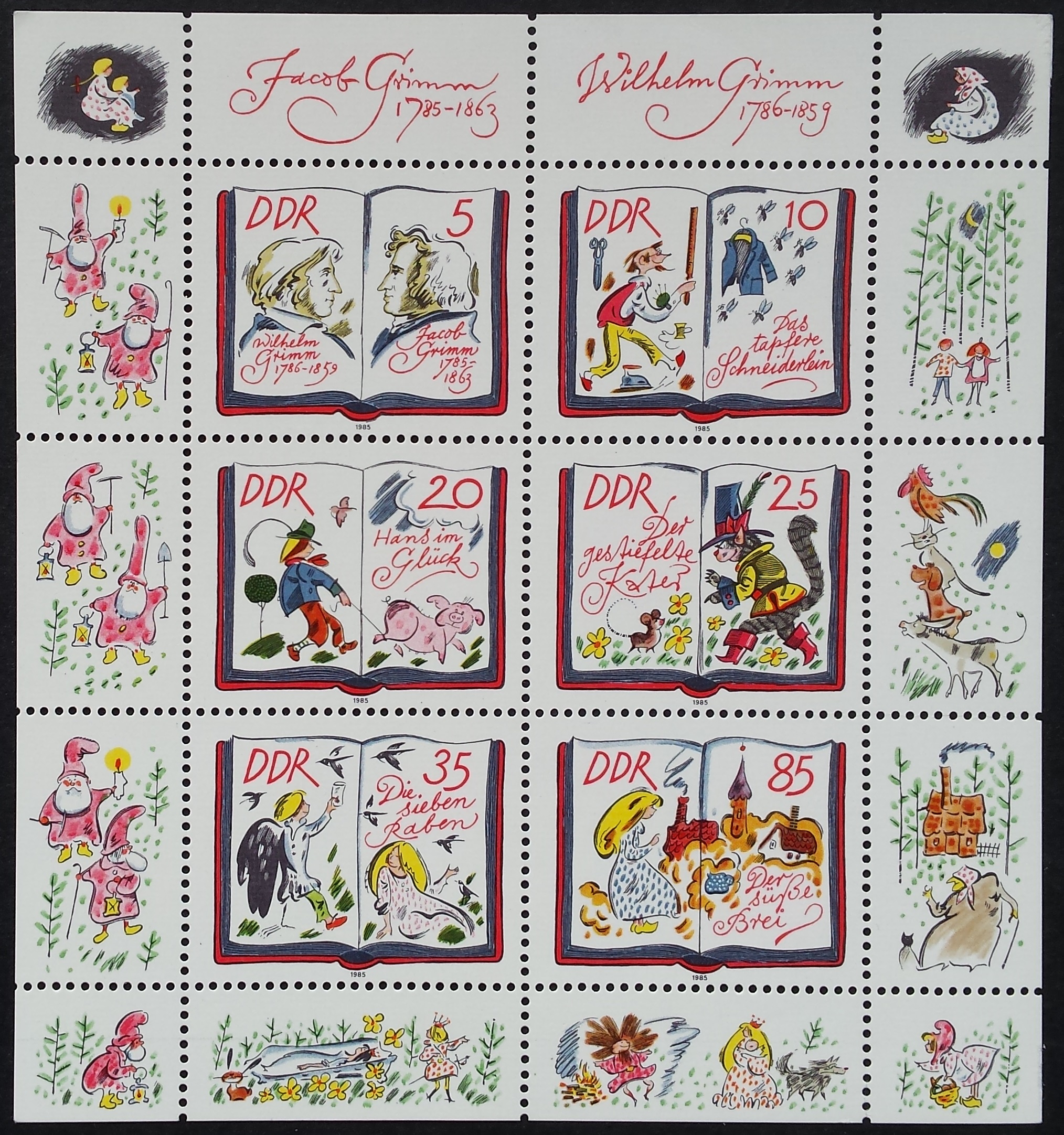 Vokietijos Demokratinė Respublika (VDR), pilna serija, MiNr 2987-2992 MNH**