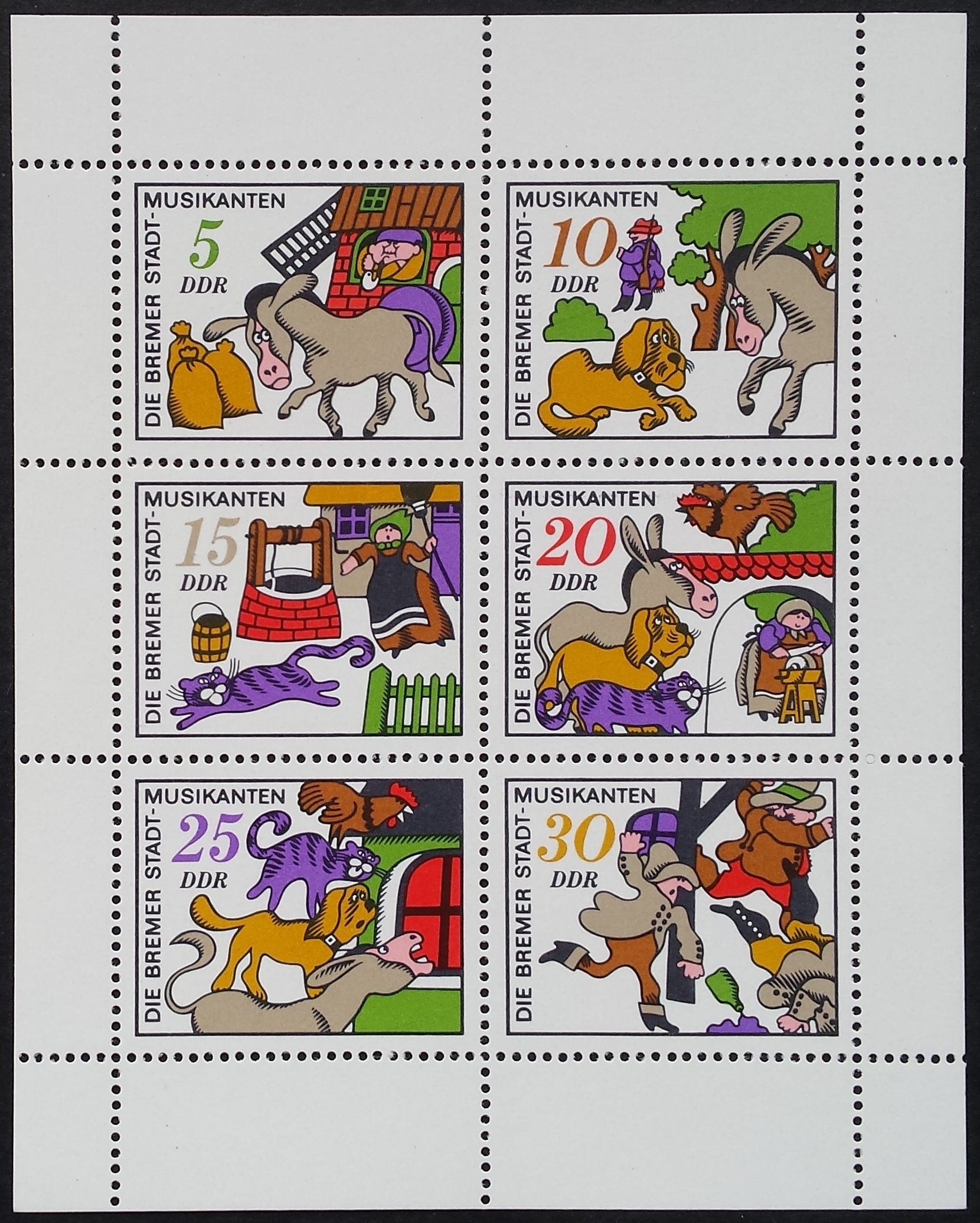 Vokietijos Demokratinė Respublika (VDR), pilna serija MiNr 1717-1722 MNH**