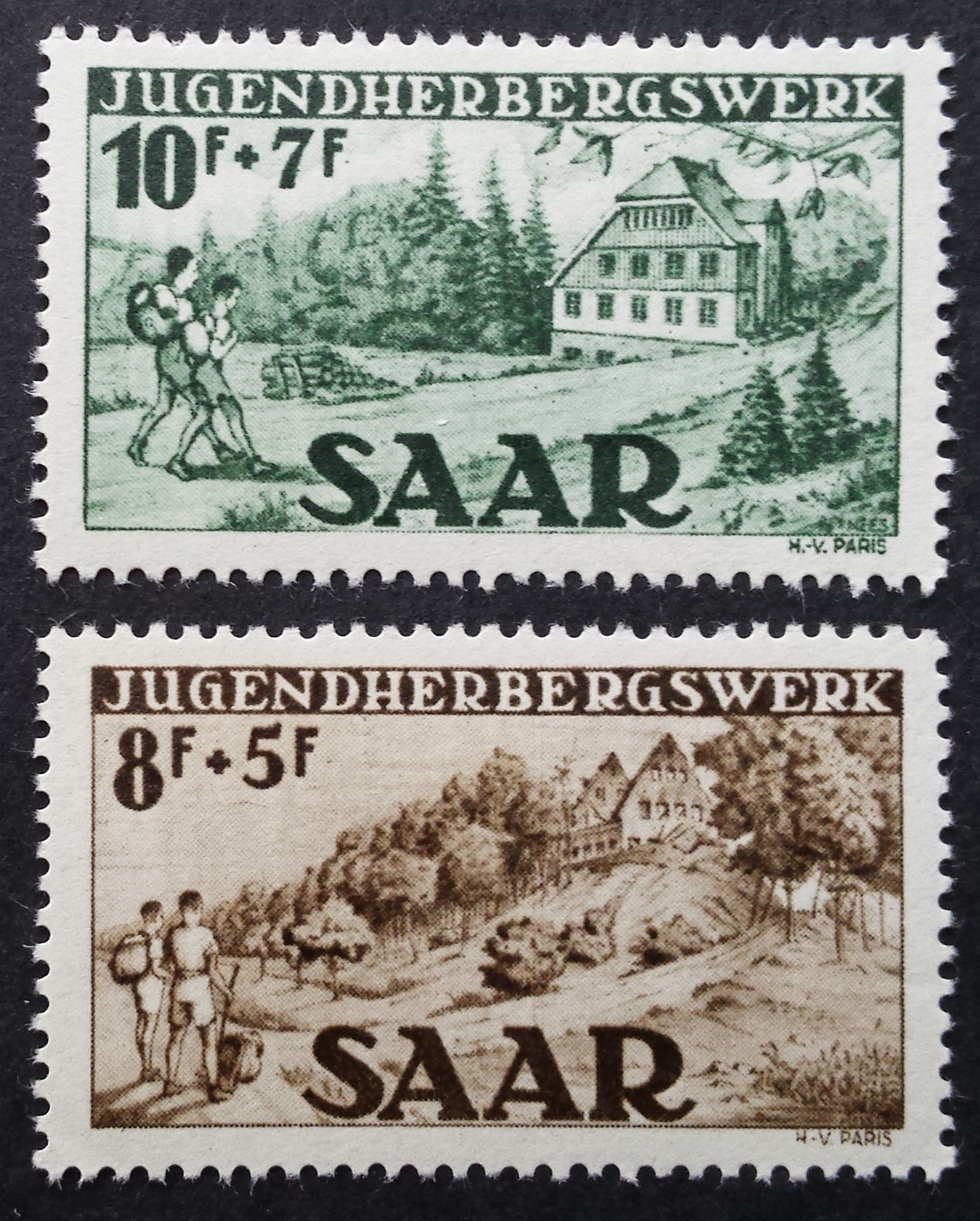 Saras, pilna serija MiNr 262-263 MLH*