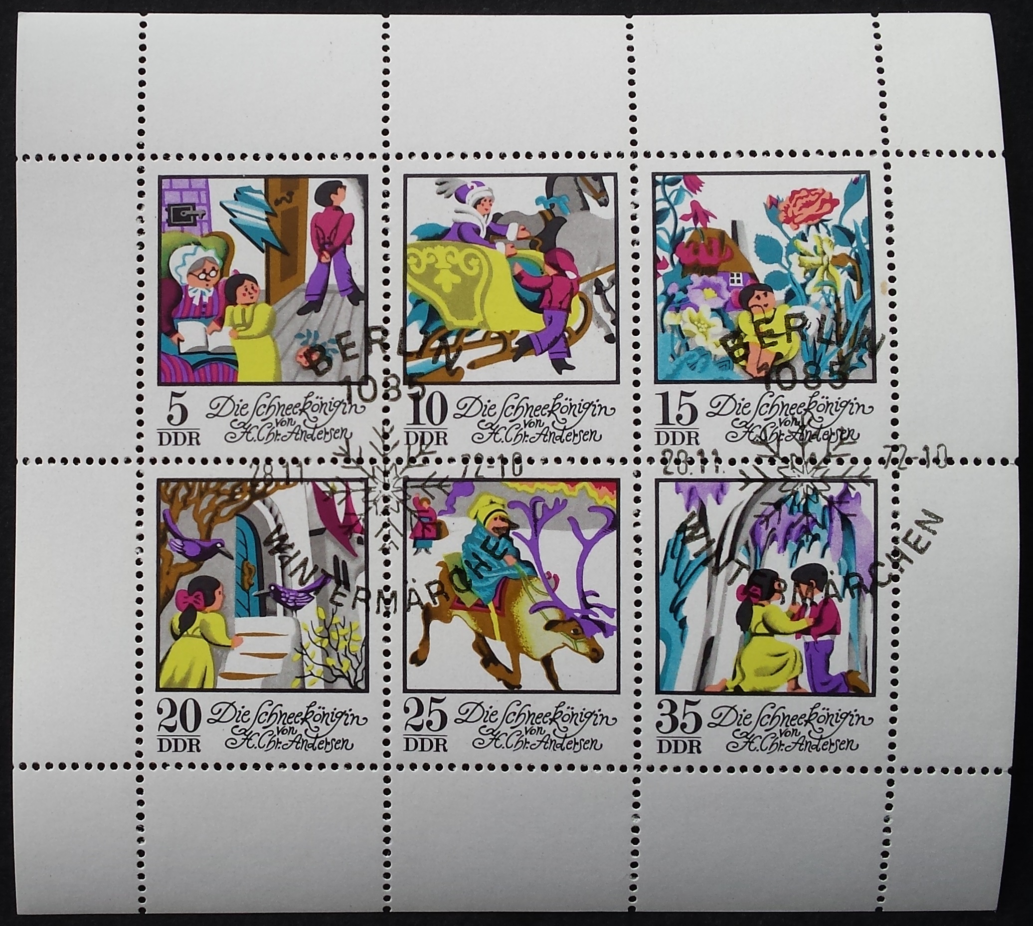 Vokietijos Demokratinė Respublika (VDR), pilna serija MiNr 1801-1806 Used (O)