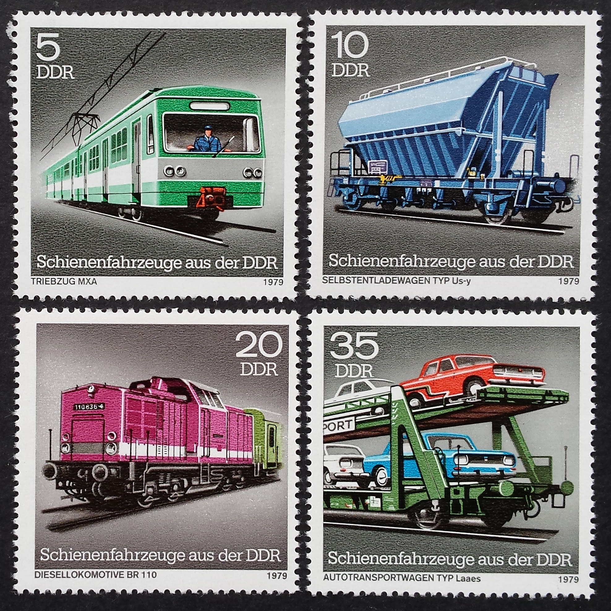 Vokietijos Demokratinė Respublika (VDR), pilna serija MiNr 2414-2417 MNH**