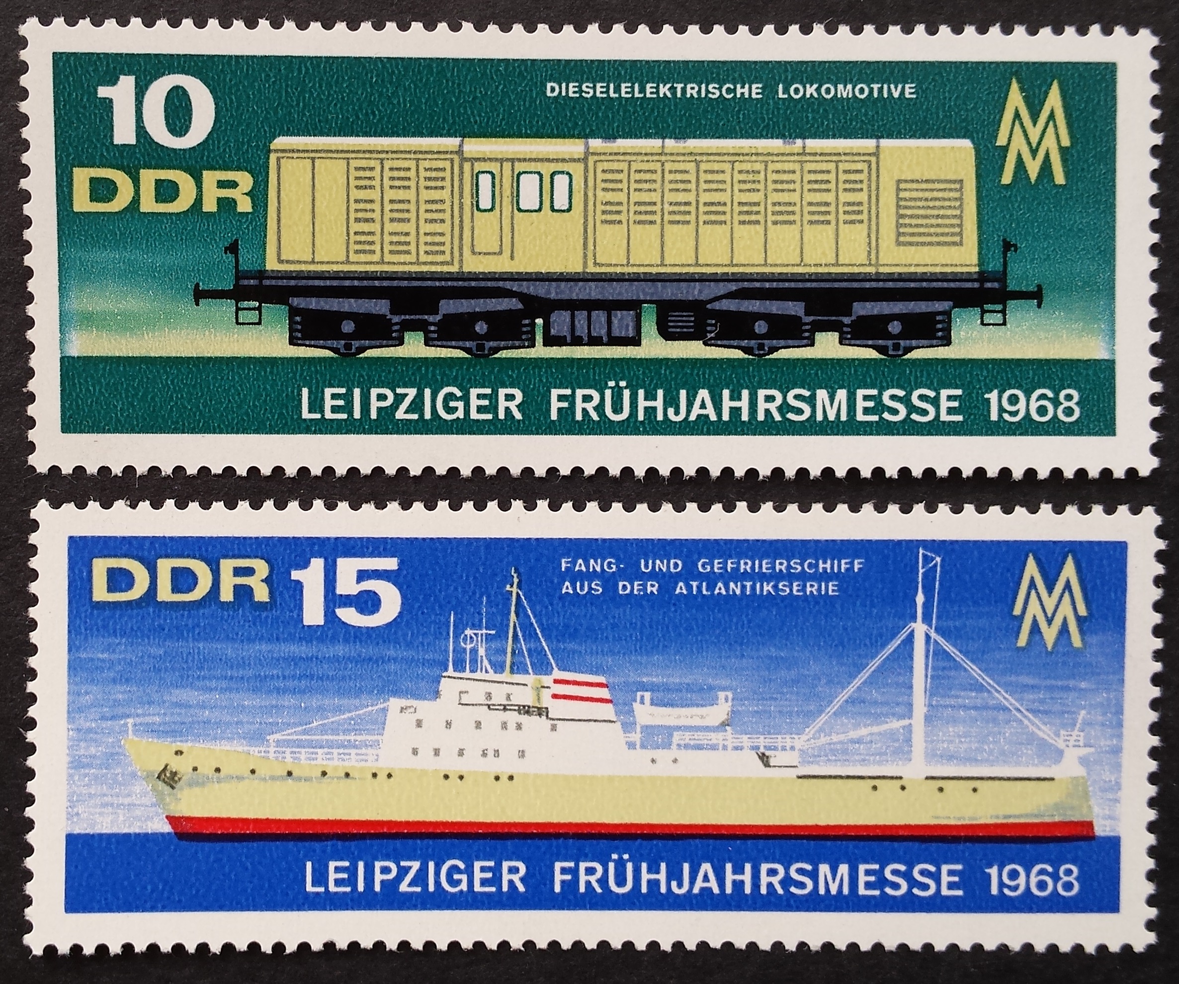 Vokietijos Demokratinė Respublika (VDR), pilna serija, MiNr 1349-1350 MNH**