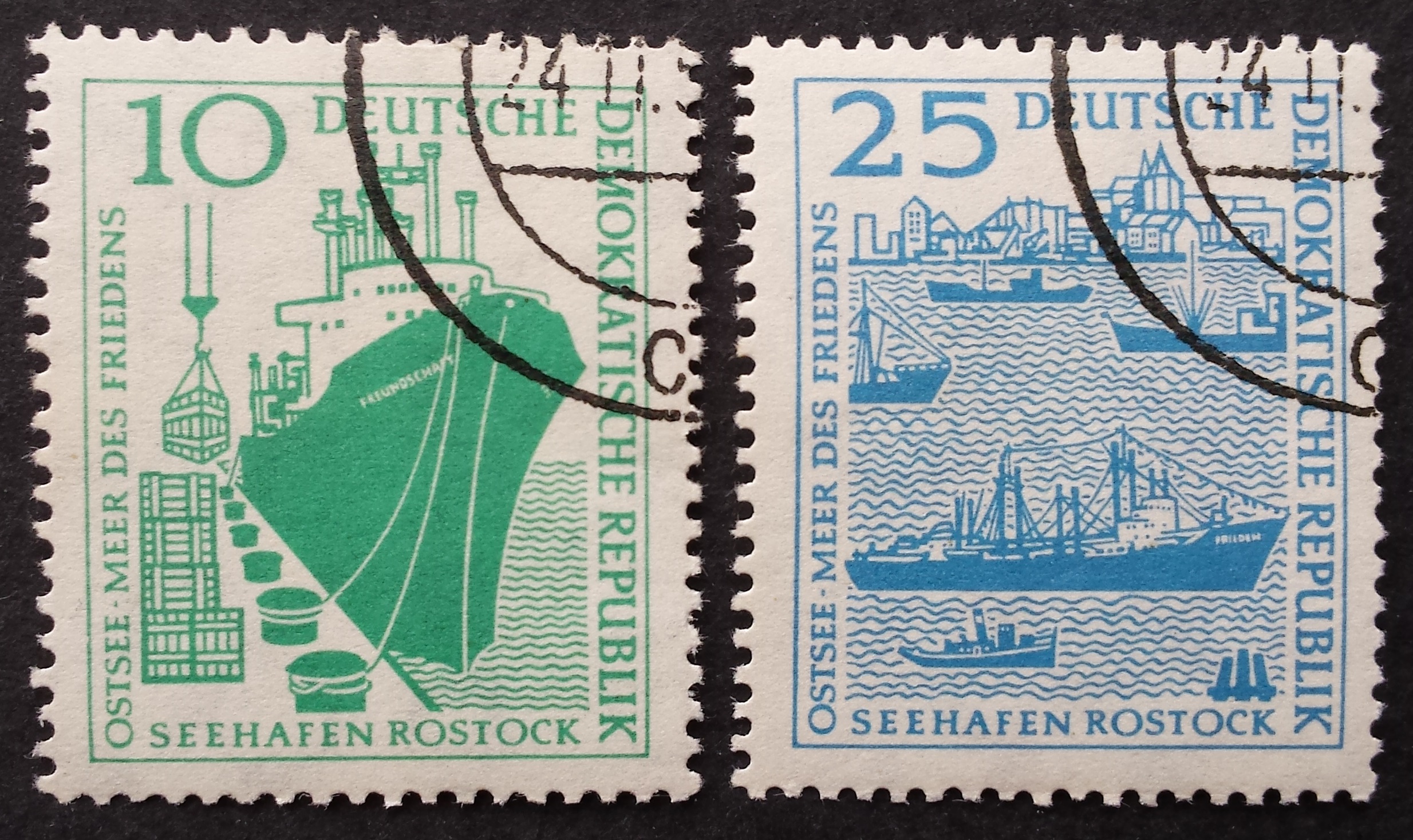 Vokietijos Demokratinė Respublika (VDR), pilna serija MiNr 663-664 Used (O)