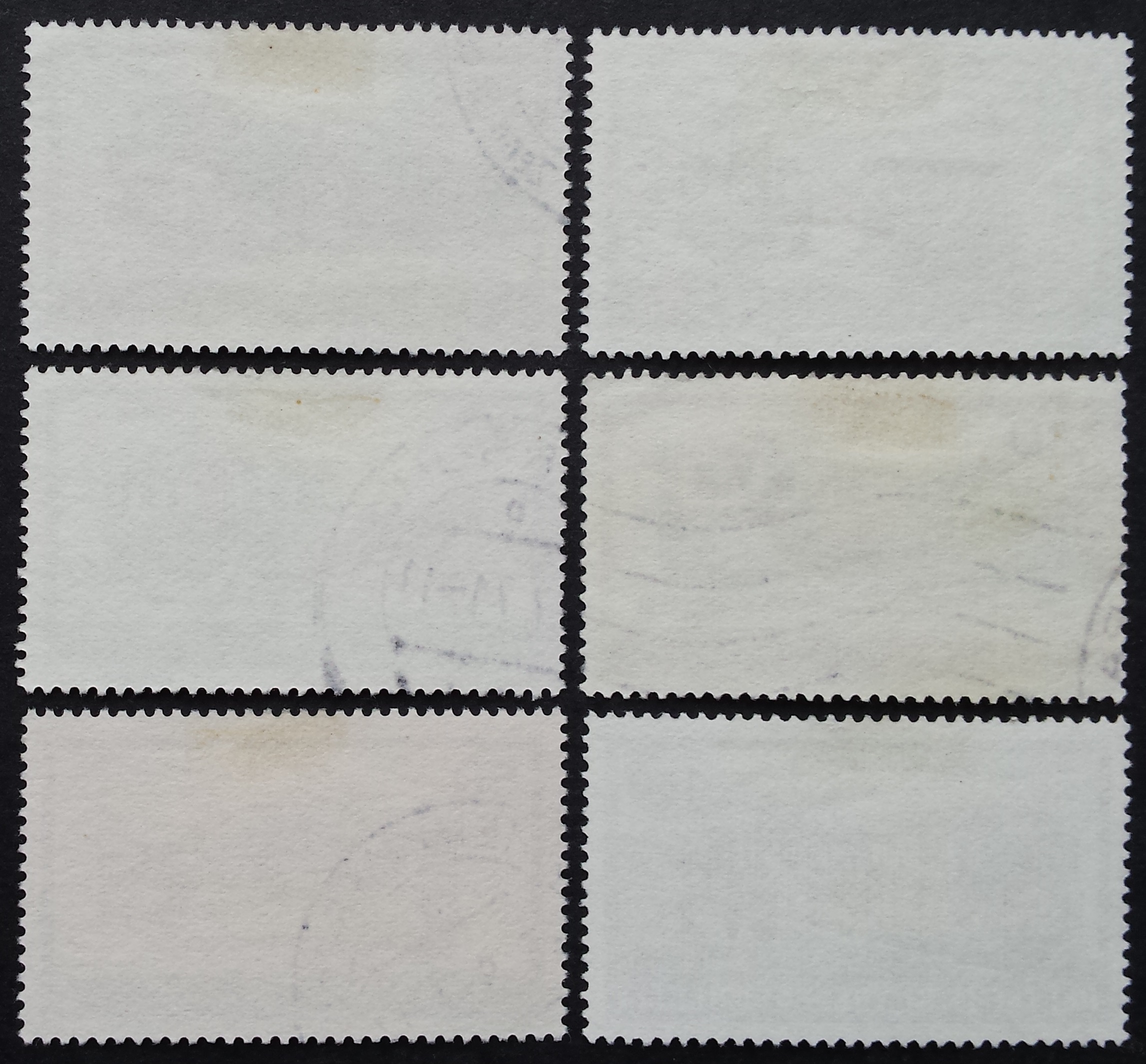 Vokietija, Vakarų Berlynas, pilna serija MiNr 379-384 Used (O)