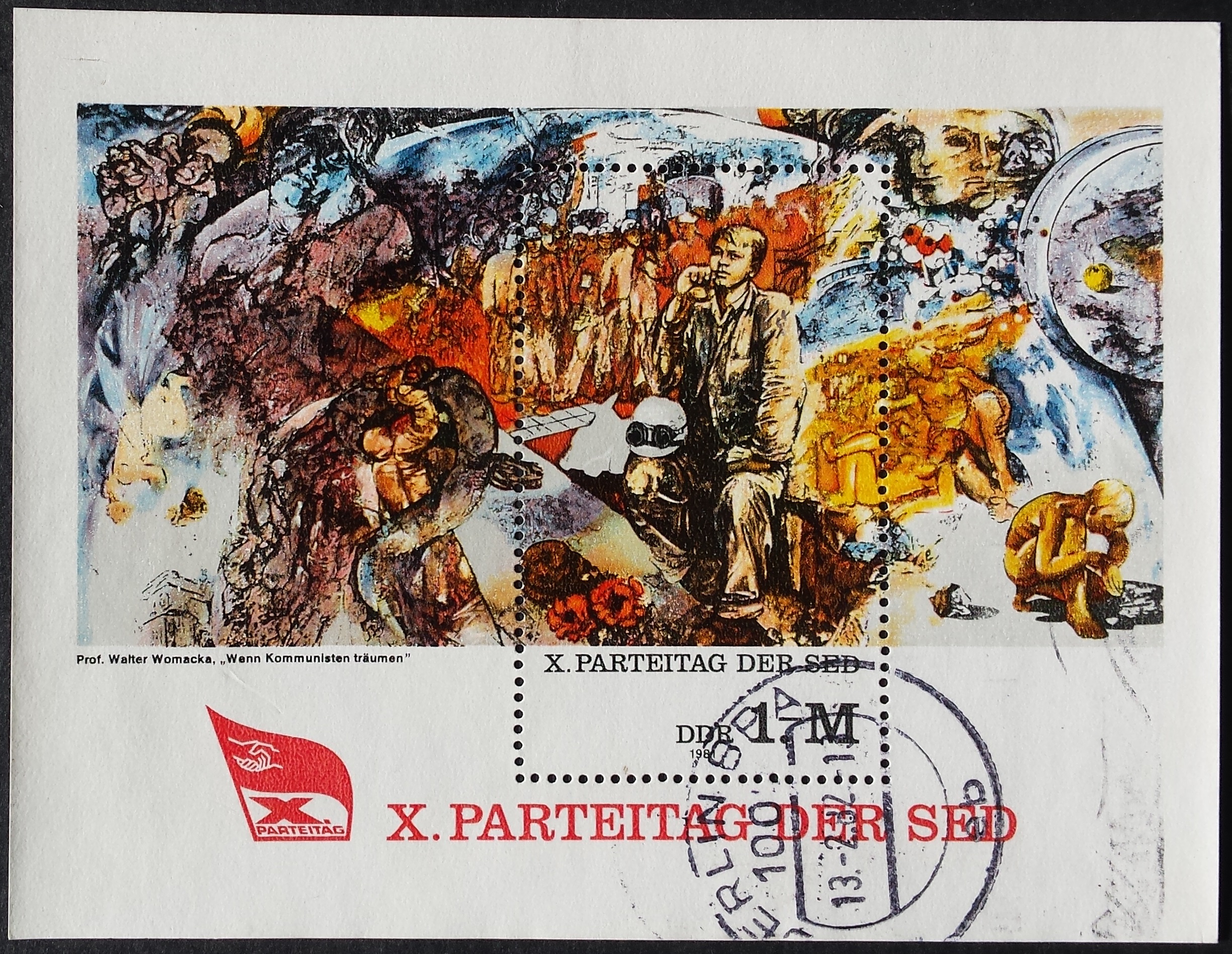 Vokietijos Demokratinė Respublika (VDR), blokas Nr. 63 MiNr 2599 Used (O)