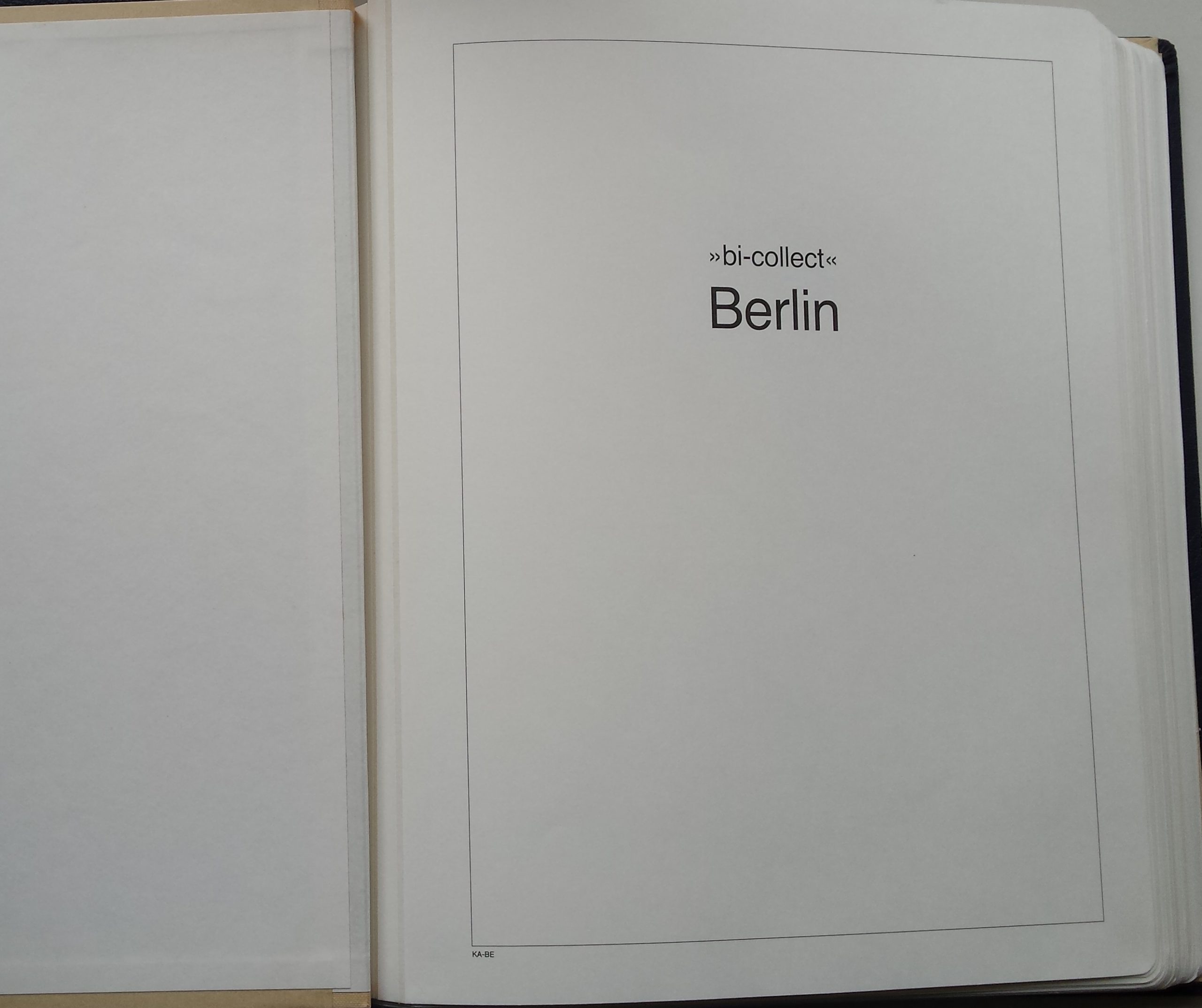 Albumai 1960-1990 m. Vakarų Berlyno pašto ženklams KABE Albumai 1960-1990 m. Vakarų Berlyno pašto ženklams KABE