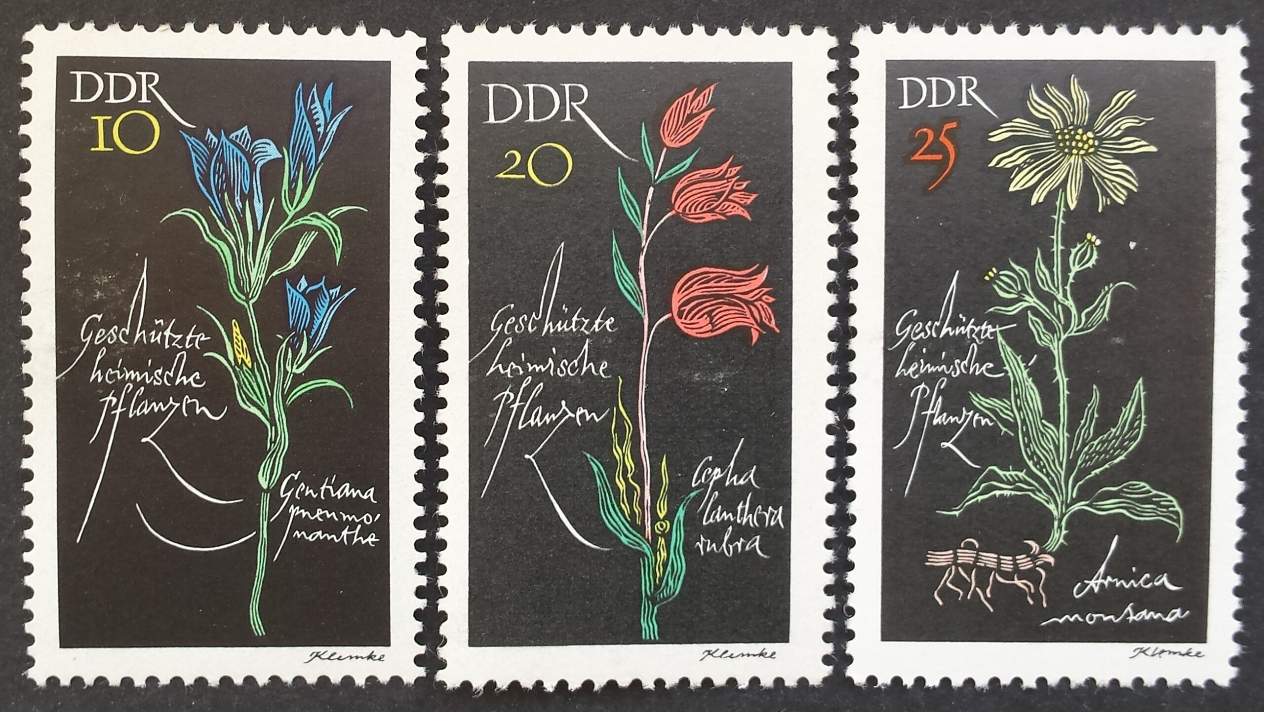 Vokietijos Demokratinė Respublika (VDR), pilna serija MiNr 1242-1244 MNH**