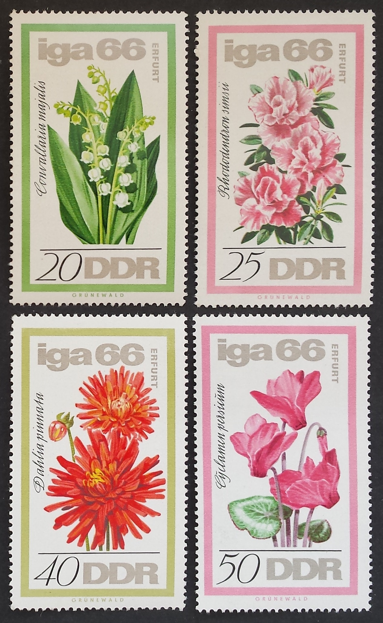 Vokietijos Demokratinė Respublika (VDR), pilna serija MiNr 1189-1192 MNH**