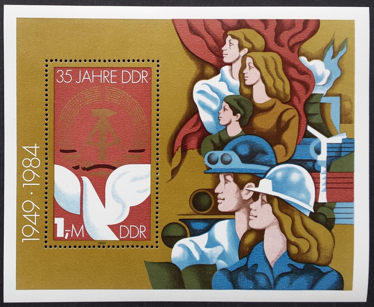 Vokietijos Demokratinė Respublika (VDR), blokas Nr. 79, MiNr 2902 MNH**