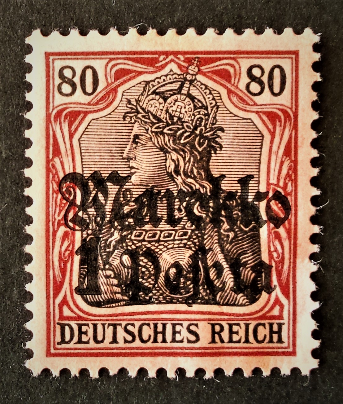 Vokietijos Reichas, Užsienio ir kolonijų paštas, Marokas MiNr 54 MH*