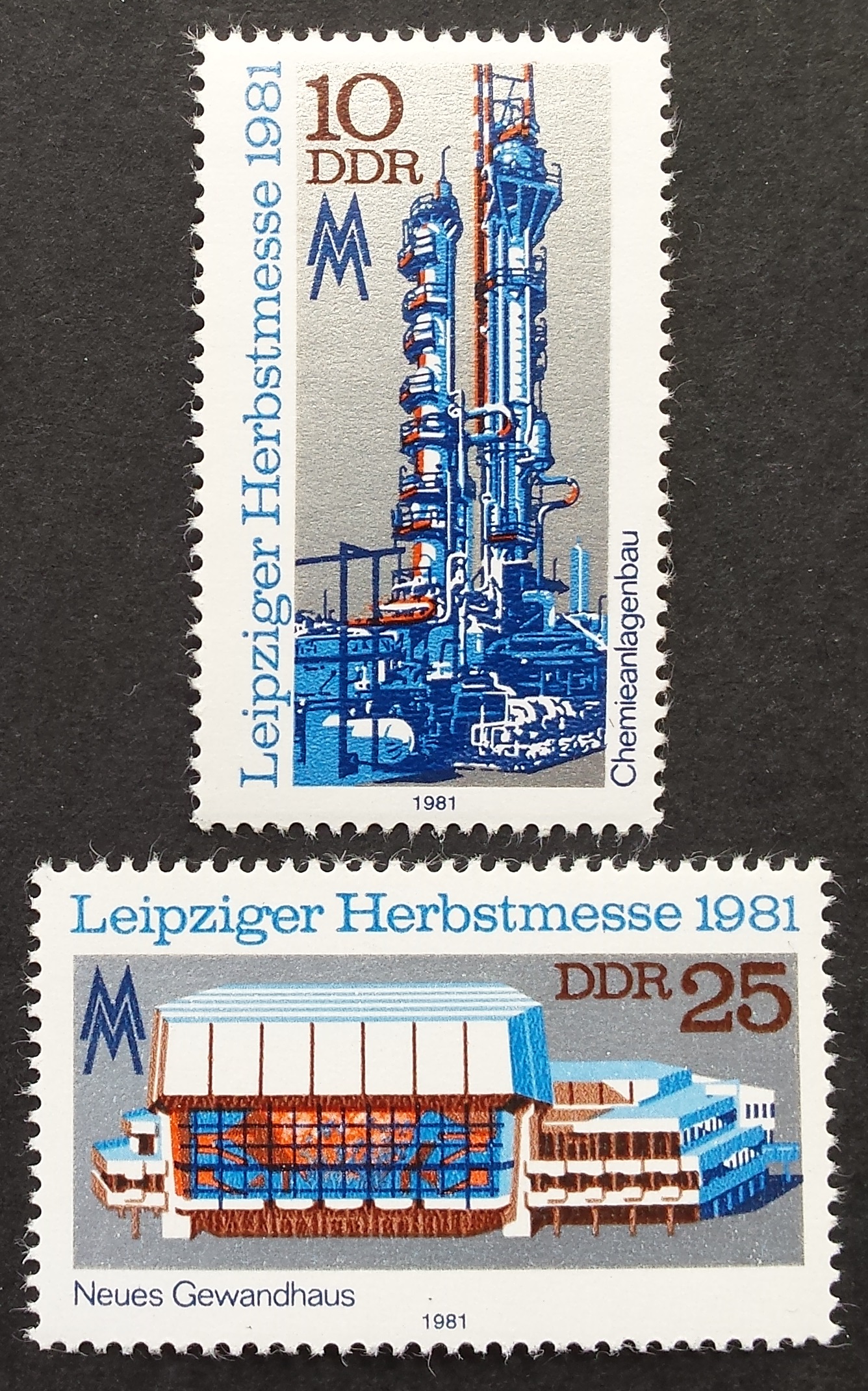 Vokietijos Demokratinė Respublika (VDR), pilna serija MiNr 2634-2635 MNH**