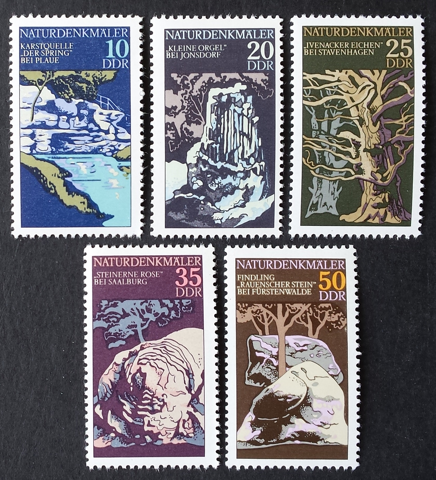 Vokietijos Demokratinė Respublika (VDR), pilna serija MiNr 2203-2207 MNH**