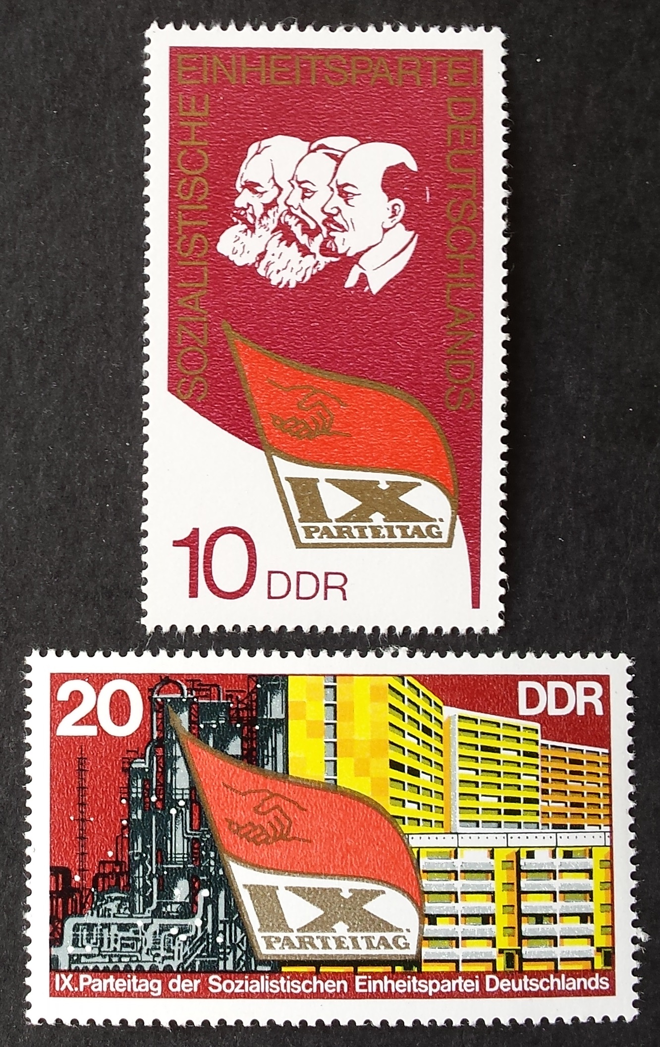 Vokietijos Demokratinė Respublika (VDR), pilna serija, MiNr 2123-2124 MNH**