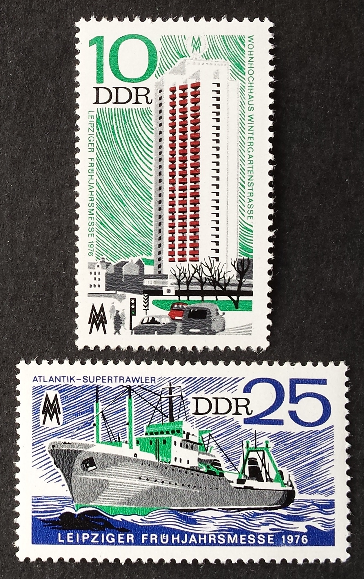 Vokietijos Demokratinė Respublika (VDR), pilna serija, MiNr 2119-2120 MNH**