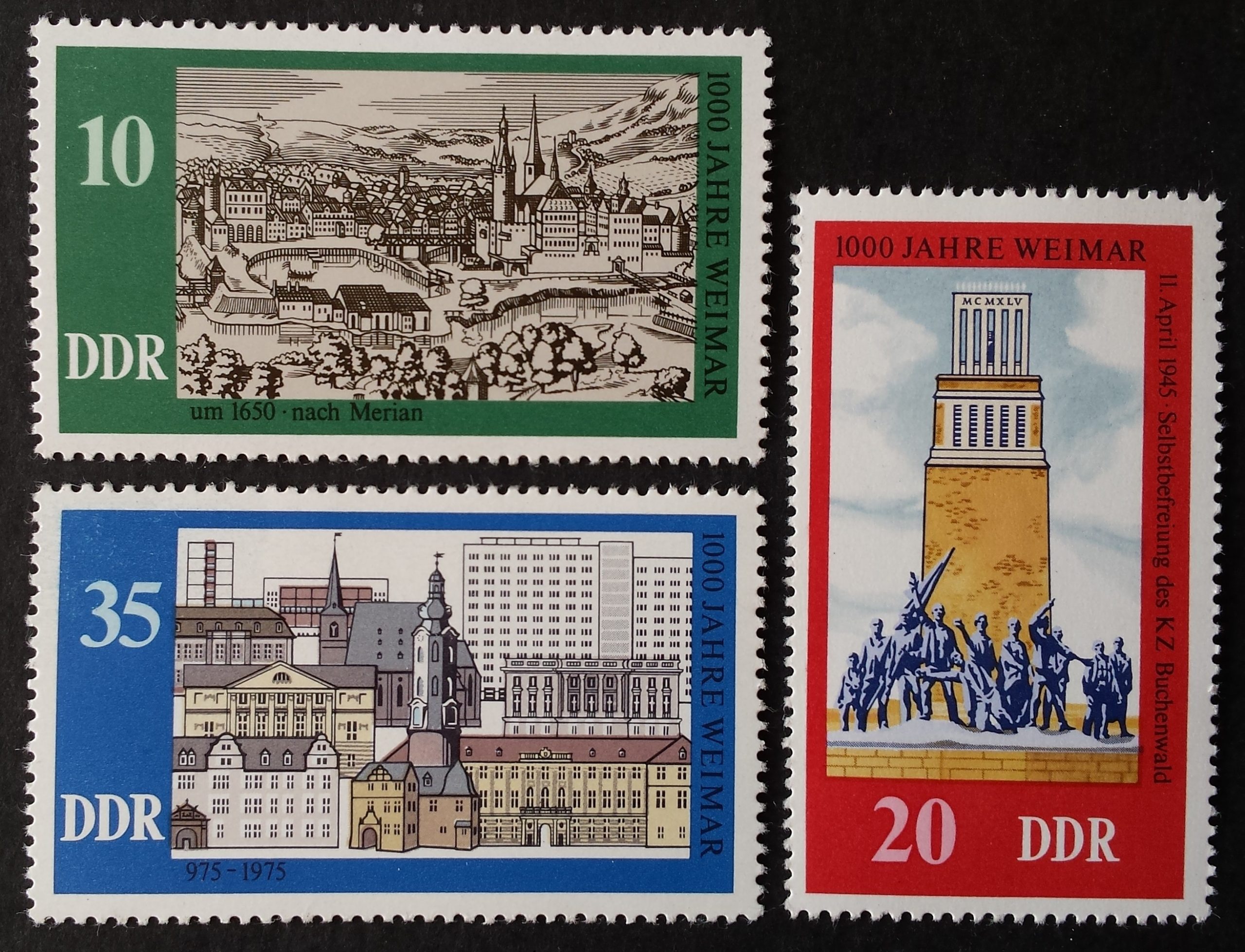 Vokietijos Demokratinė Respublika (VDR), pilna serija MiNr 2086-2088 MNH**