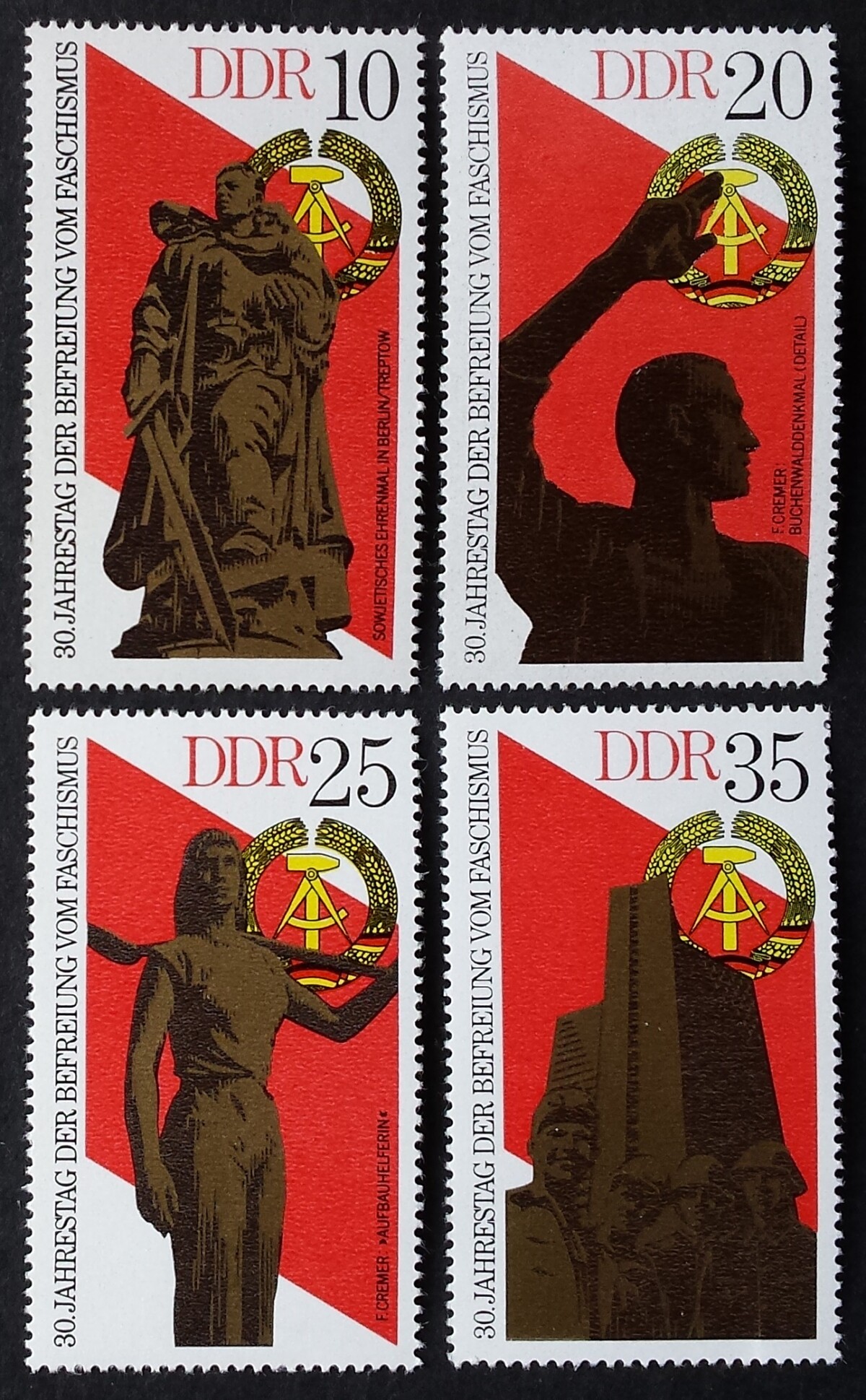 Vokietijos Demokratinė Respublika (VDR), pilna serija MiNr 2038-2041 MNH**