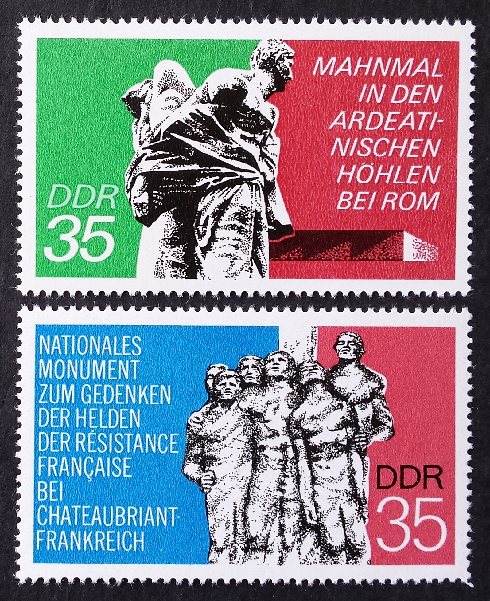 Vokietijos Demokratinė Respublika (VDR), pilna serija MiNr 1981-1982 MNH**