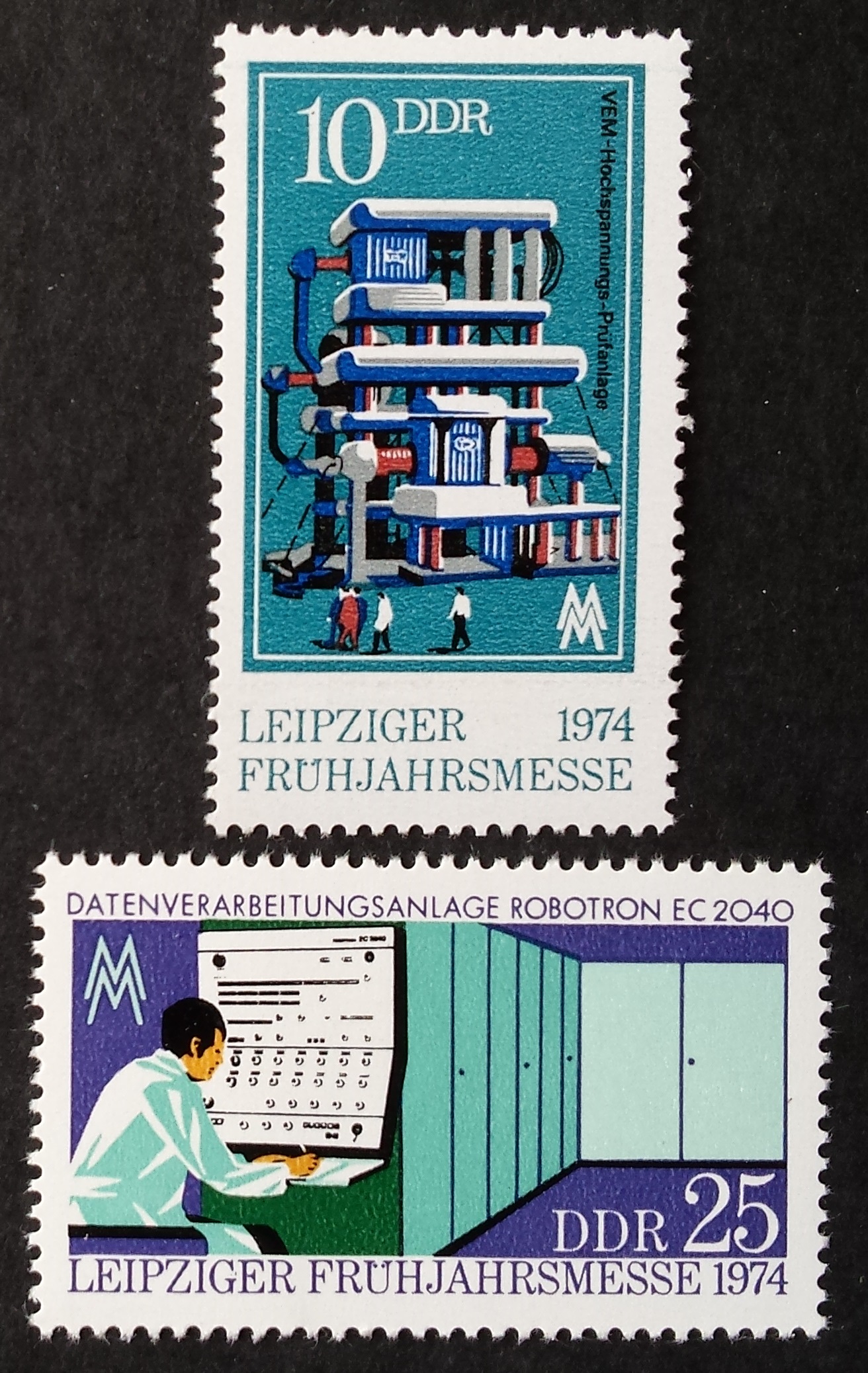 Vokietijos Demokratinė Respublika (VDR), pilna serija MiNr 1931-1932 MNH**