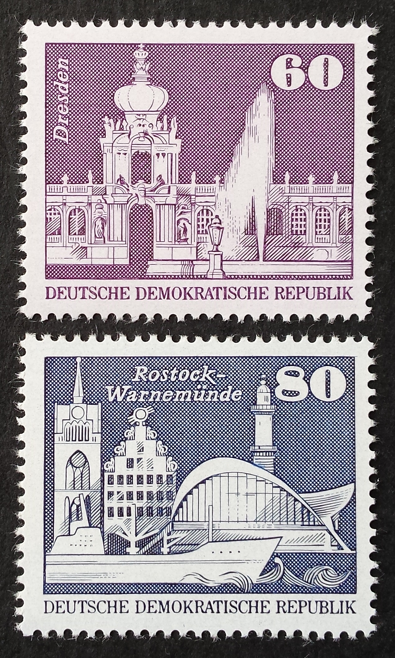 Vokietijos Demokratinė Respublika (VDR), pilna serija, MiNr 1919-1920 MNH**