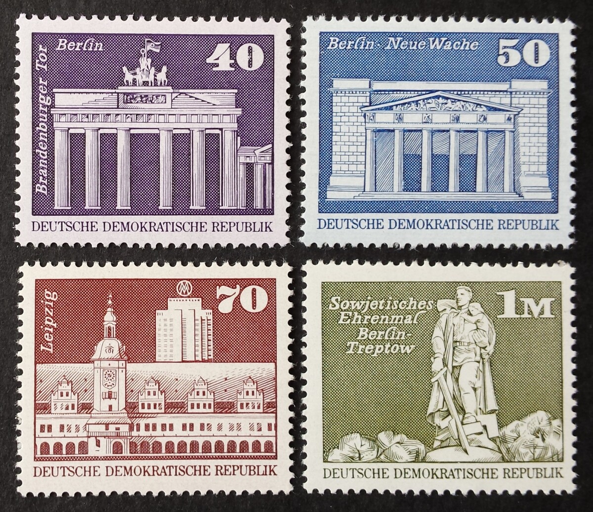 Vokietijos Demokratinė Respublika (VDR), pilna serija MiNr 1879-1882 MNH**