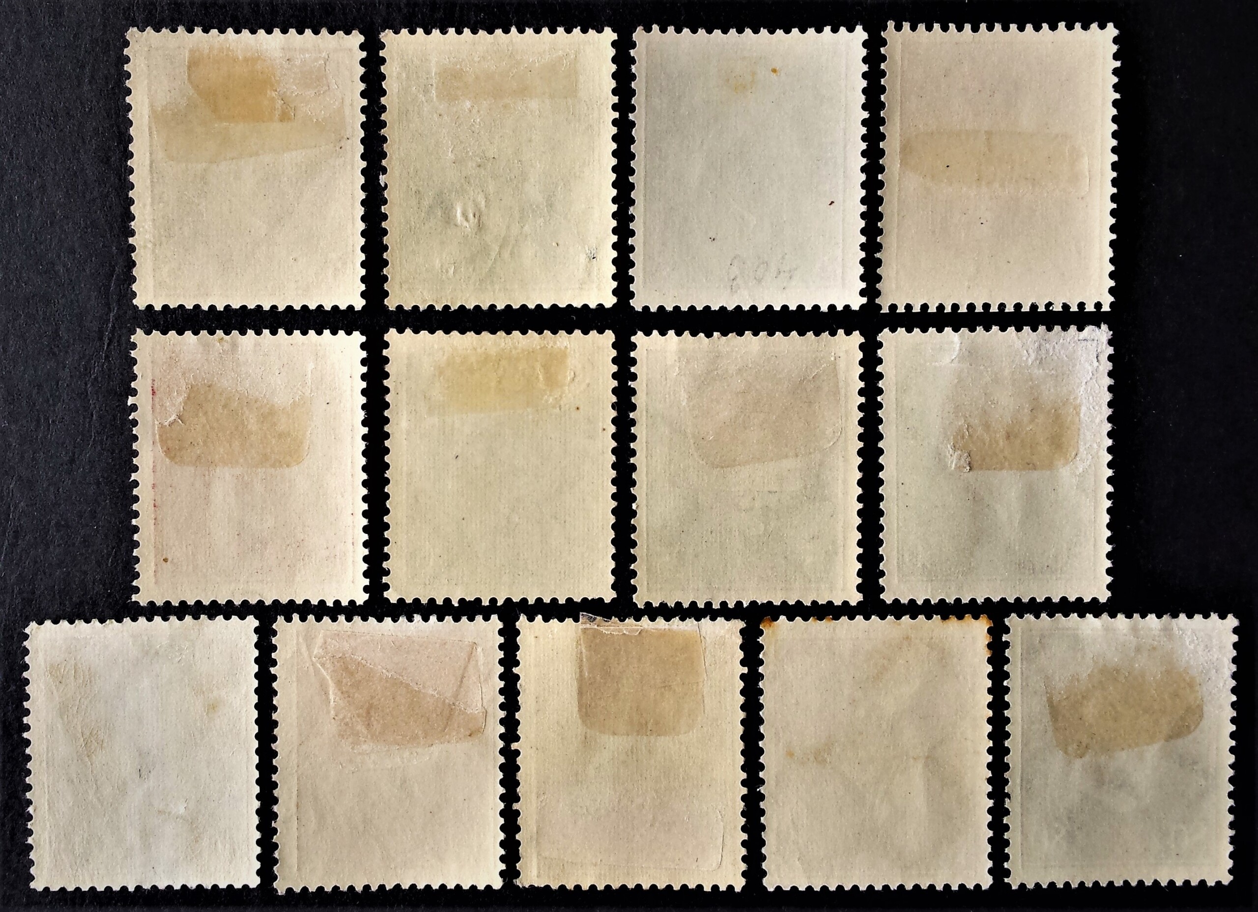 Vokietijos Reichas, pilna serija, MiNr 410-422 MH*