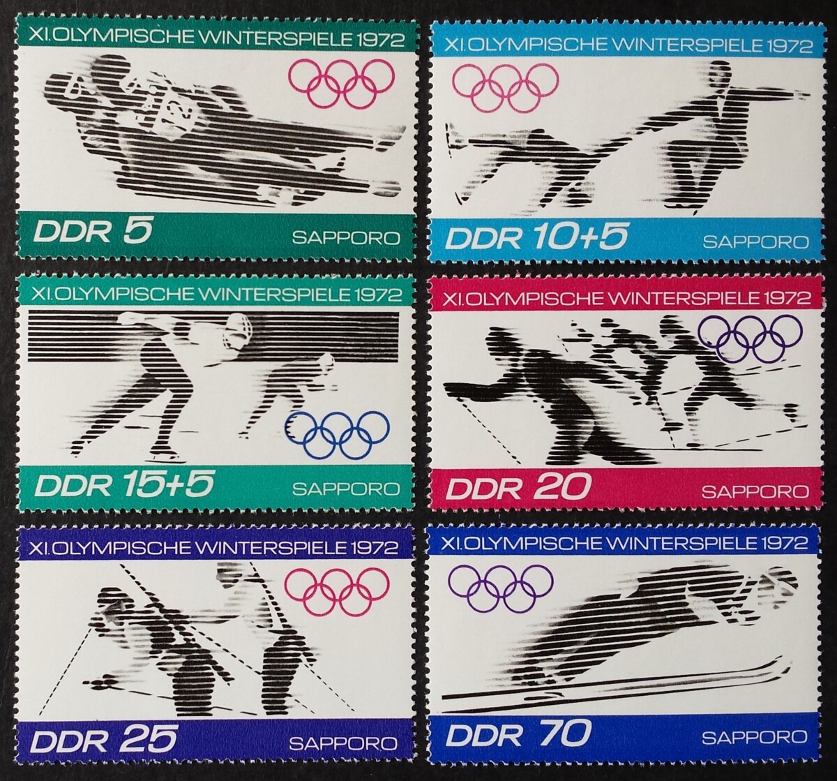Vokietijos Demokratinė Respublika (VDR), pilna serija MiNr 1725-1730 MNH**