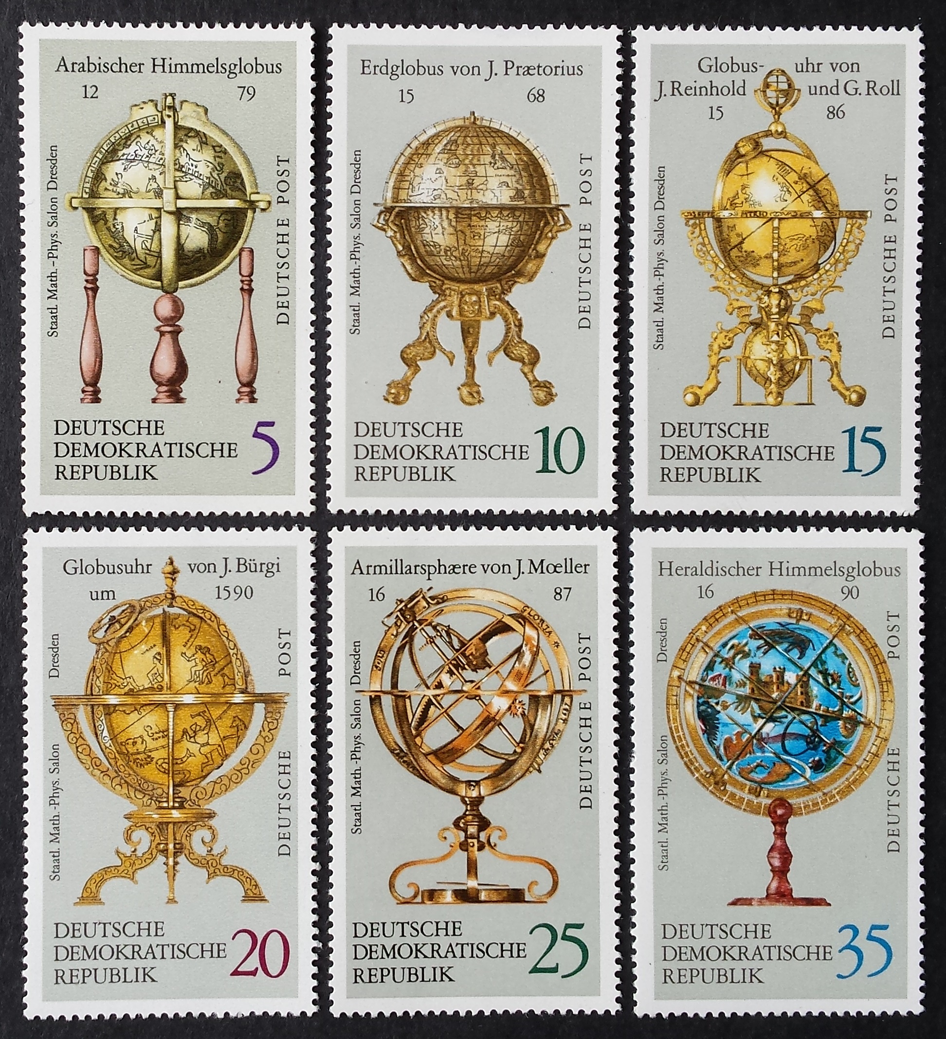 Vokietijos Demokratinė Respublika (VDR), pilna serija MiNr 1792-1797 MNH**