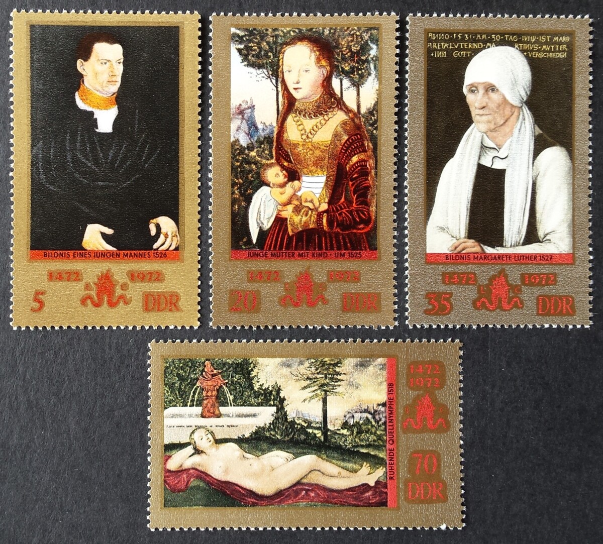 Vokietijos Demokratinė Respublika (VDR), pilna serija, MiNr 1769-1772 MNH**