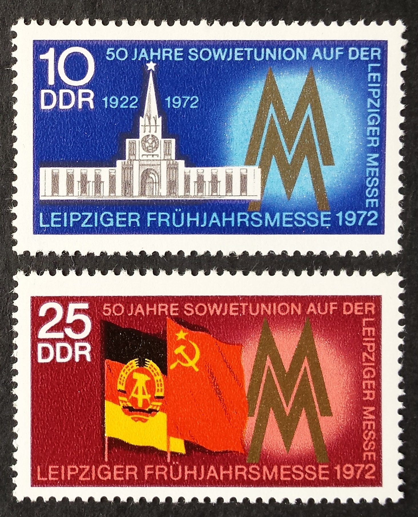 Vokietijos Demokratinė Respublika (VDR), pilna serija MiNr 1743-1744 MNH**