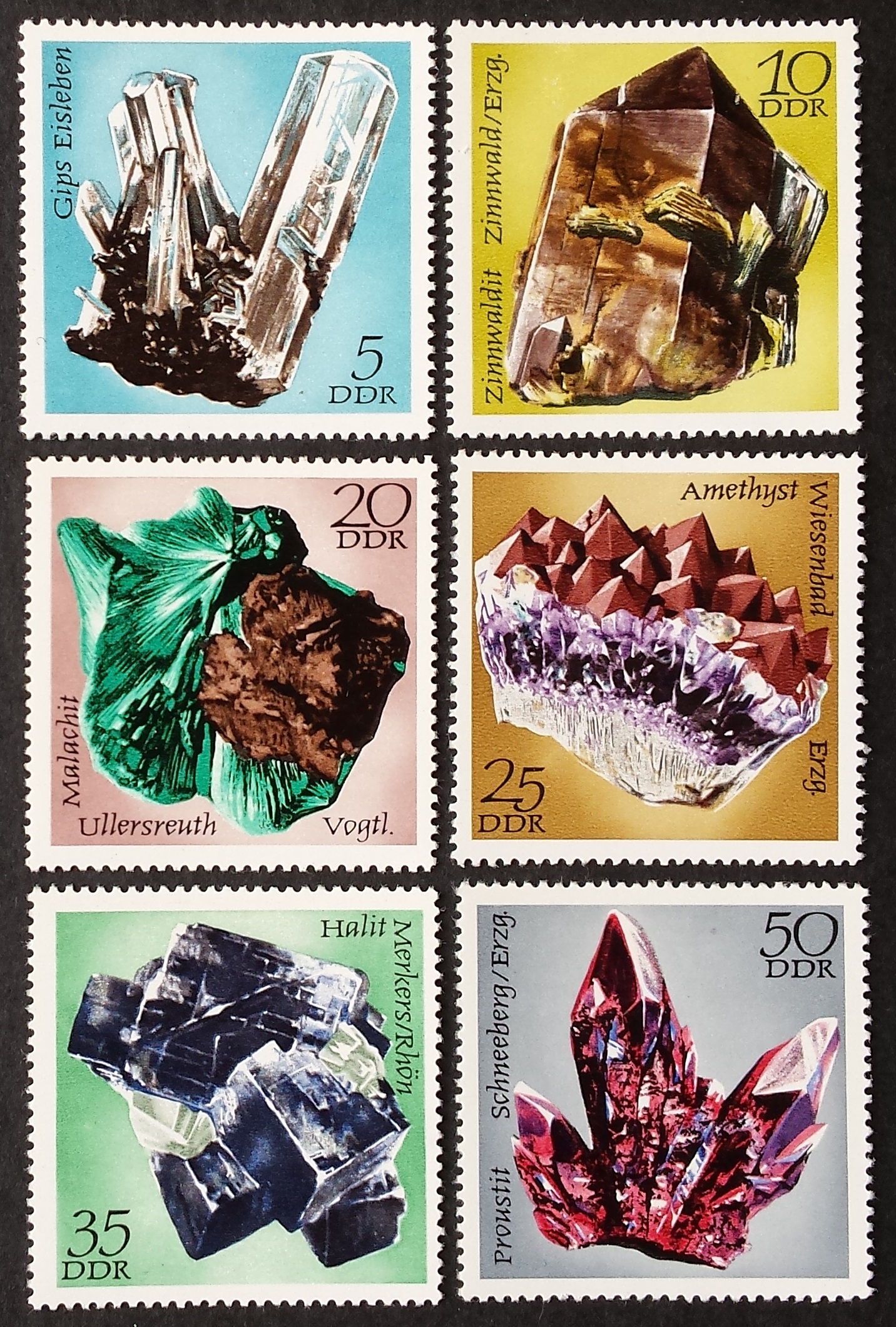 Vokietijos Demokratinė Respublika (VDR), pilna serija, MiNr 1737-1742 MNH**