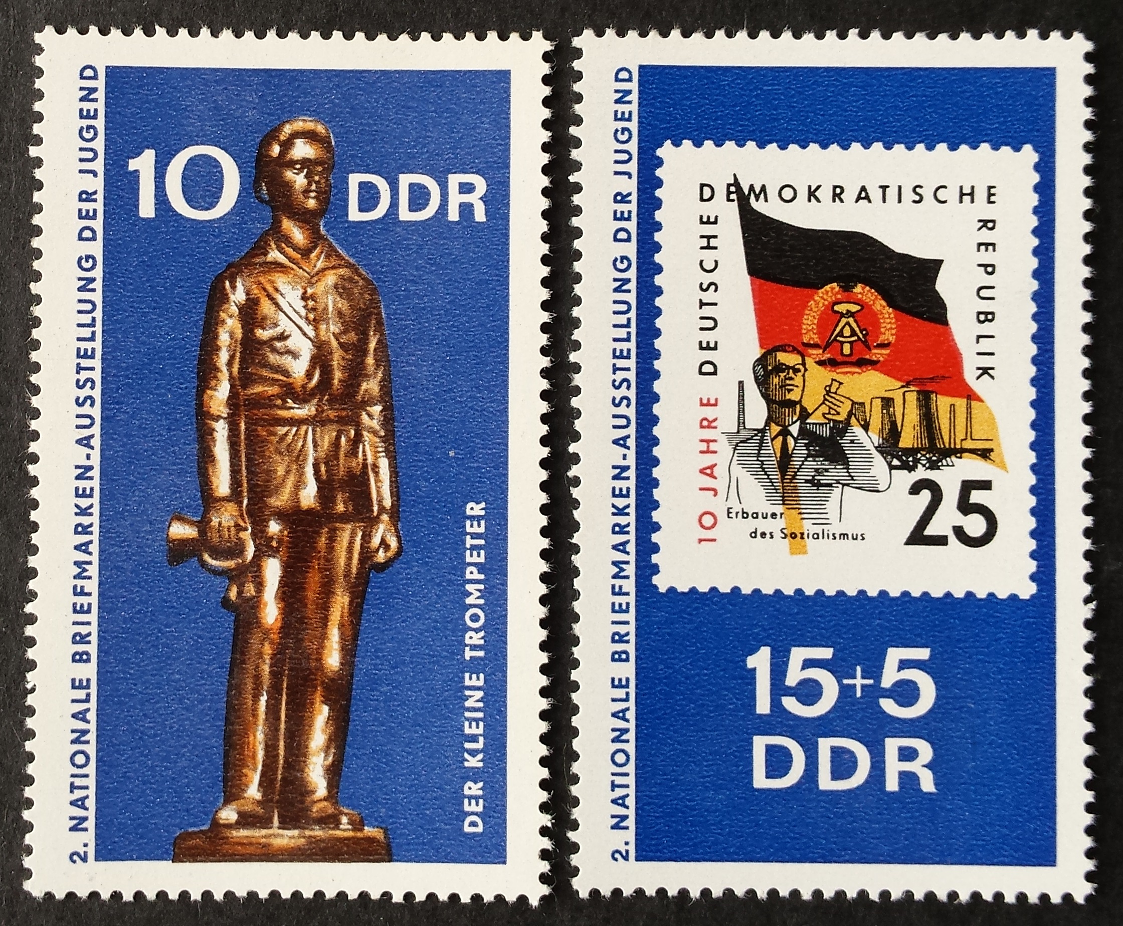 Vokietijos Demokratinė Respublika (VDR), pilna serija MiNr 1613-1614 MNH**