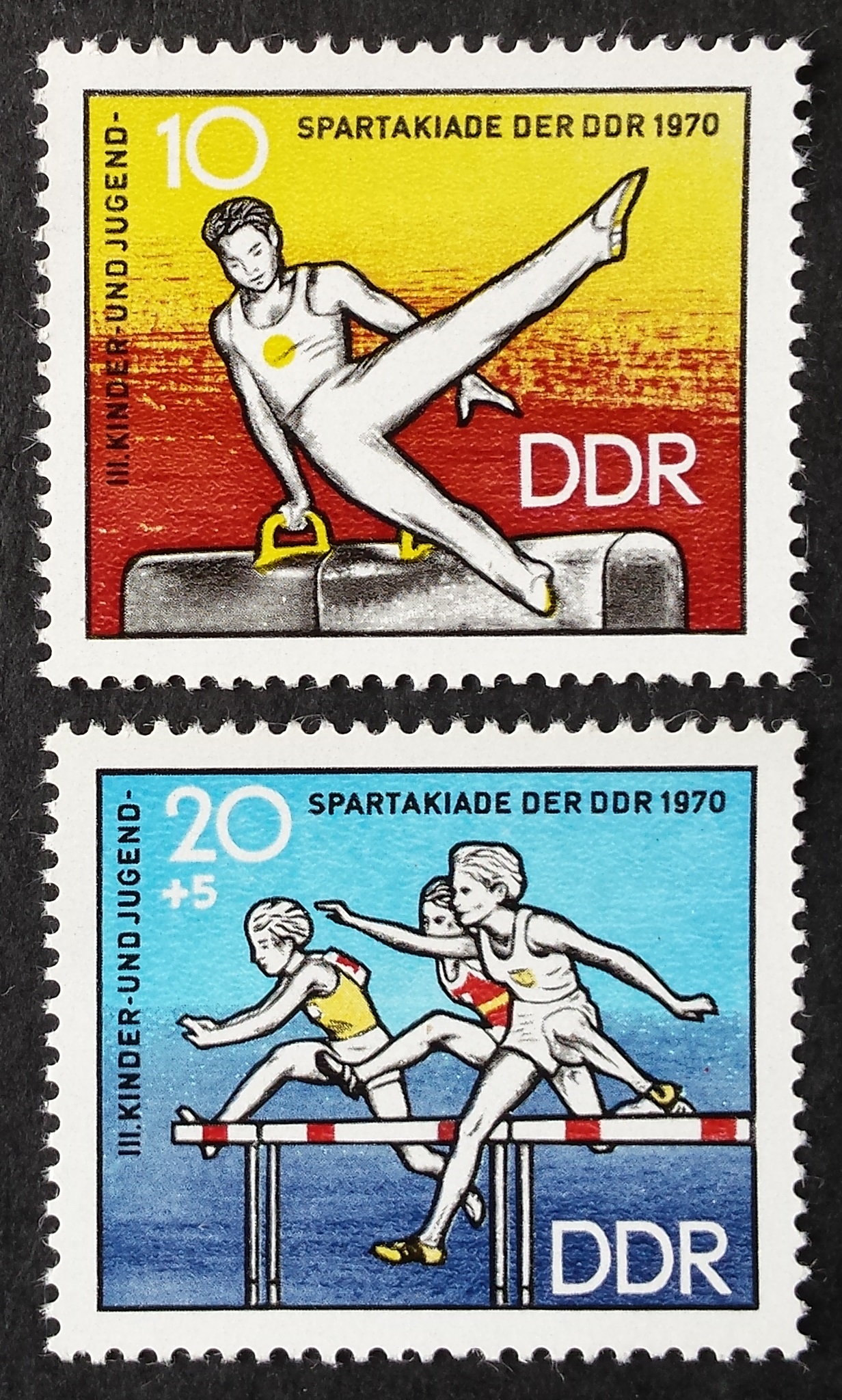 Vokietijos Demokratinė Respublika (VDR), pilna serija, MiNr 1594-1595 MNH**