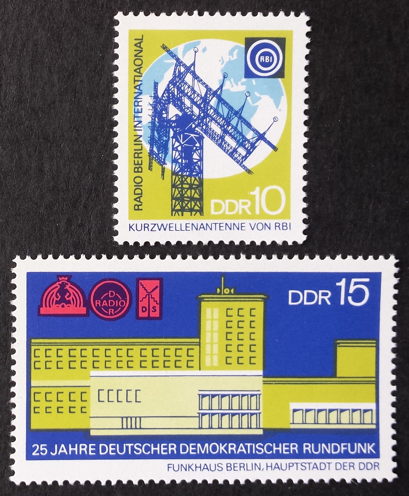 Vokietijos Demokratinė Respublika (VDR), pilna serija MiNr 1573-1574 MNH**