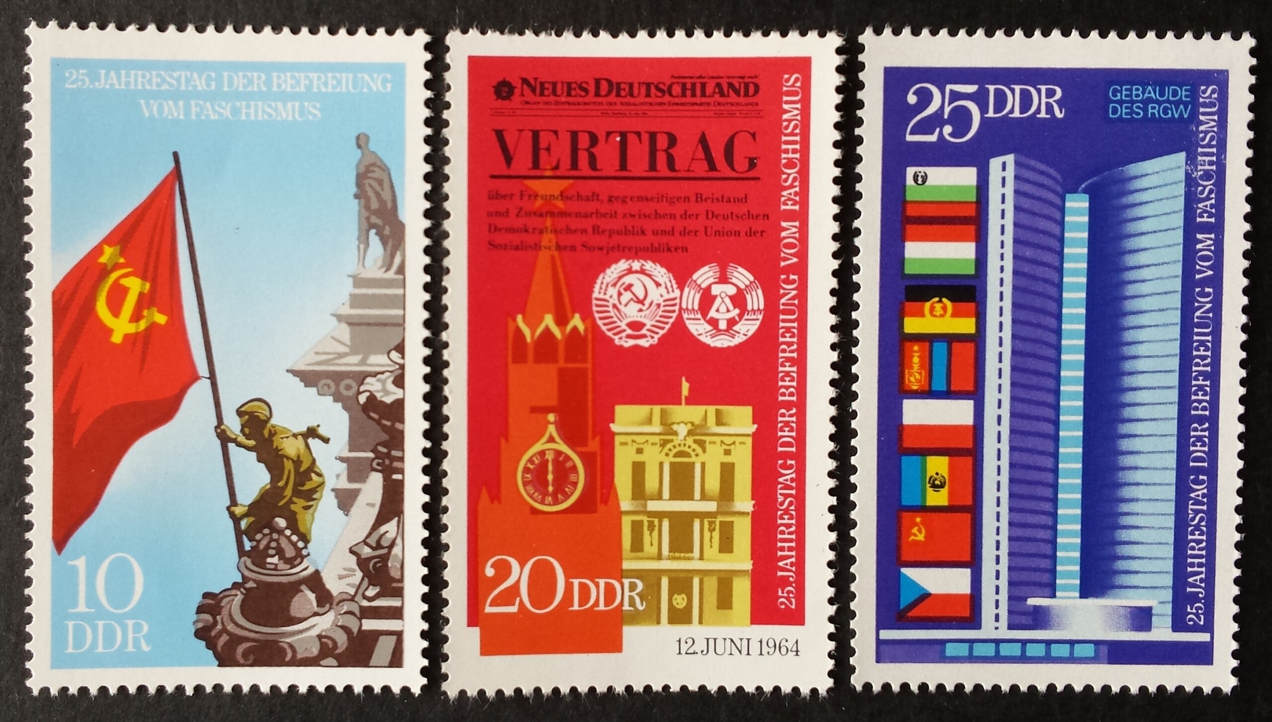 Vokietijos Demokratinė Respublika (VDR), pilna serija MiNr 1569-1571 MNH**