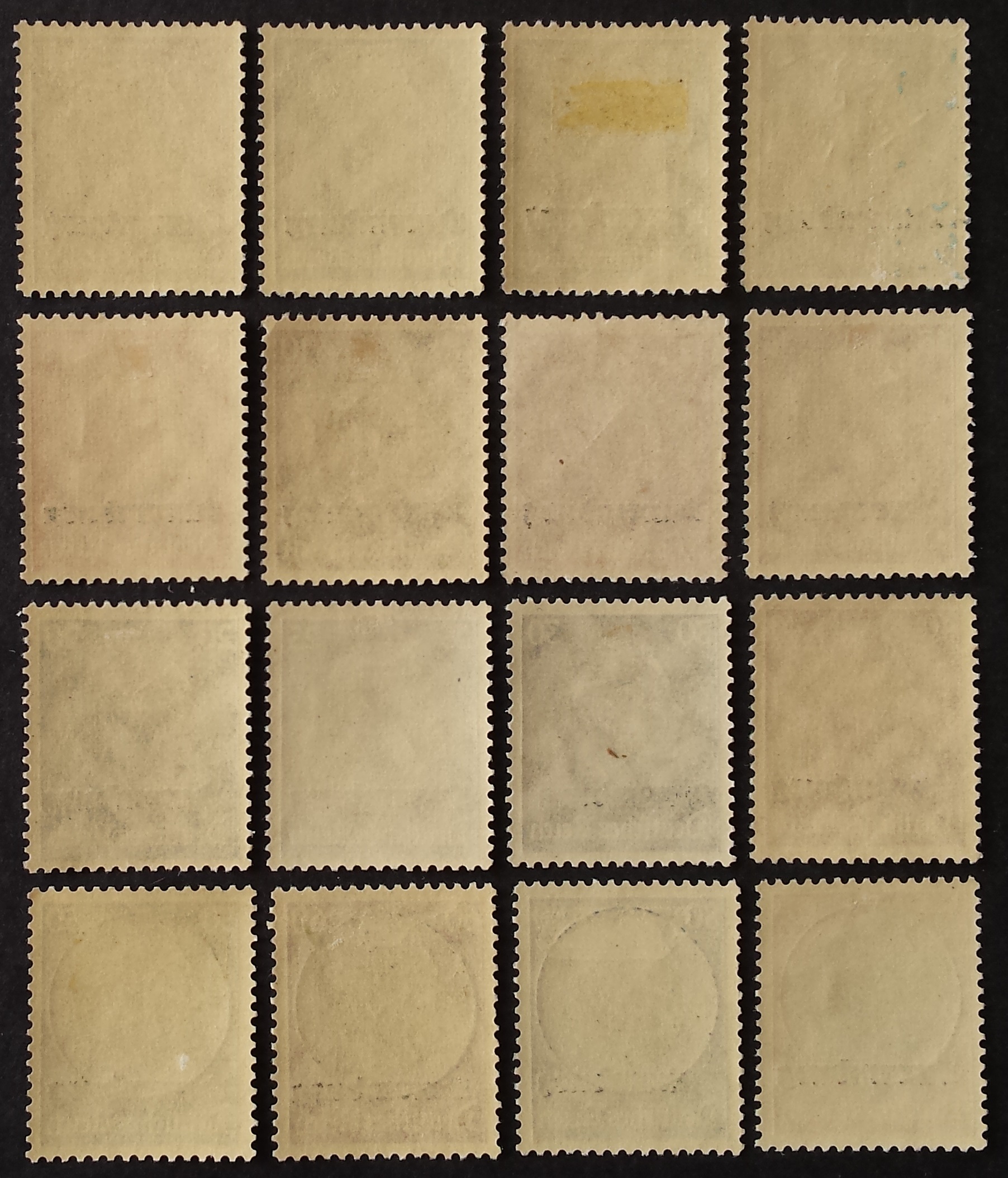 Vokietijos Reichas, Liuksemburgo okupacija, pilna serija MiNr 1-16 MLH*