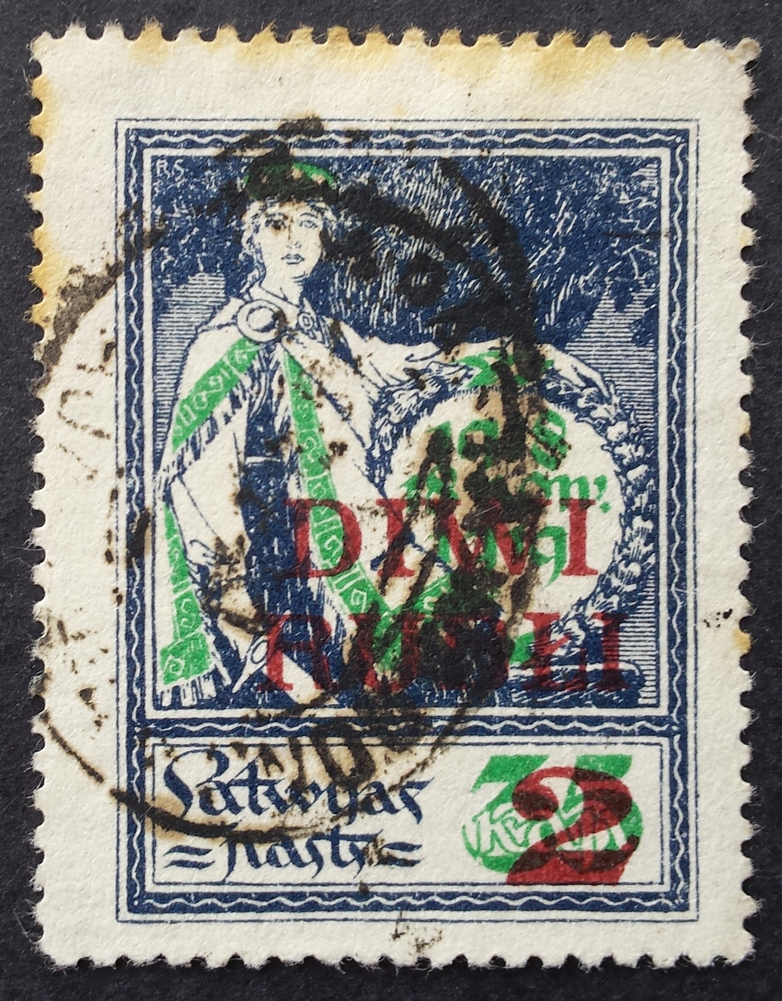 Latvija, MiNr 63a Used (O)