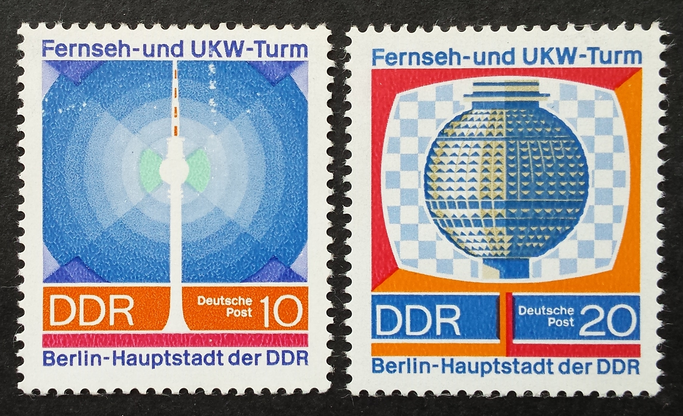 Vokietijos Demokratinė Respublika (VDR), pilna serija MiNr 1509-1510 MNH**