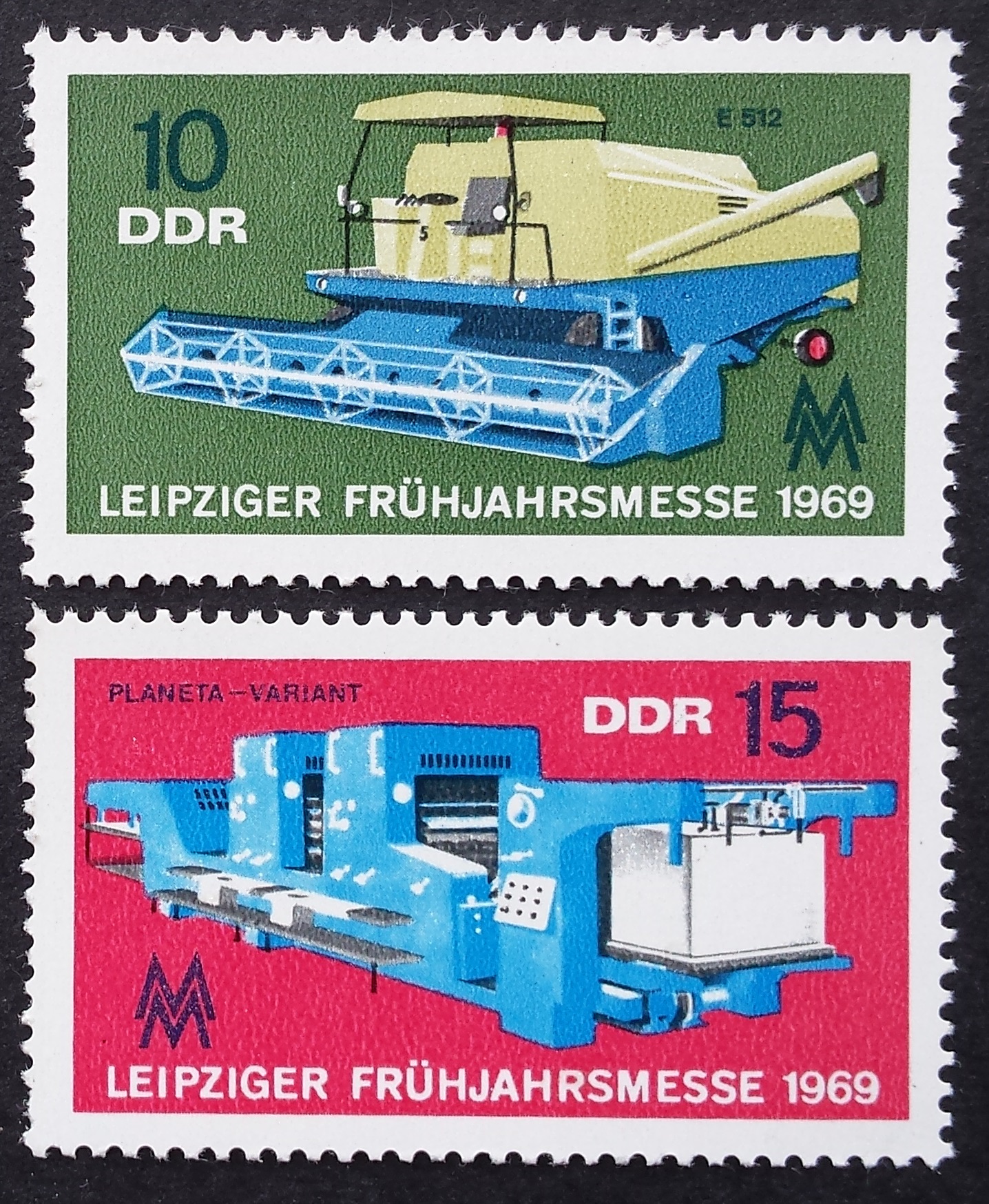 Vokietijos Demokratinė Respublika (VDR), pilna serija MiNr 1448-1449 MNH**