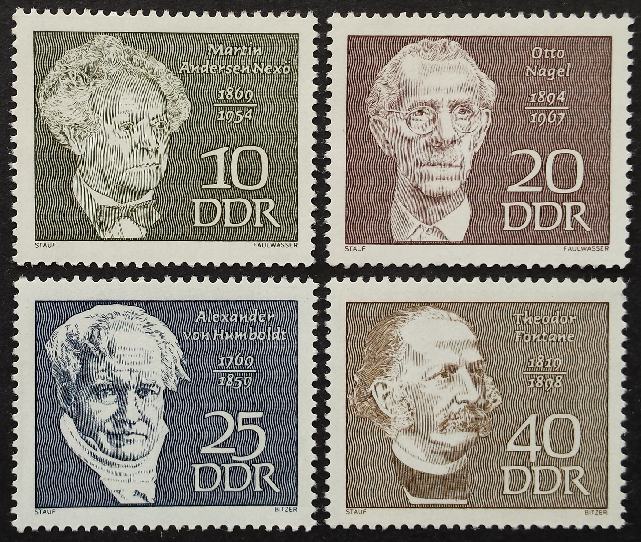 Vokietijos Demokratinė Respublika (VDR), pilna serija, MiNr 1440-1443 MNH**