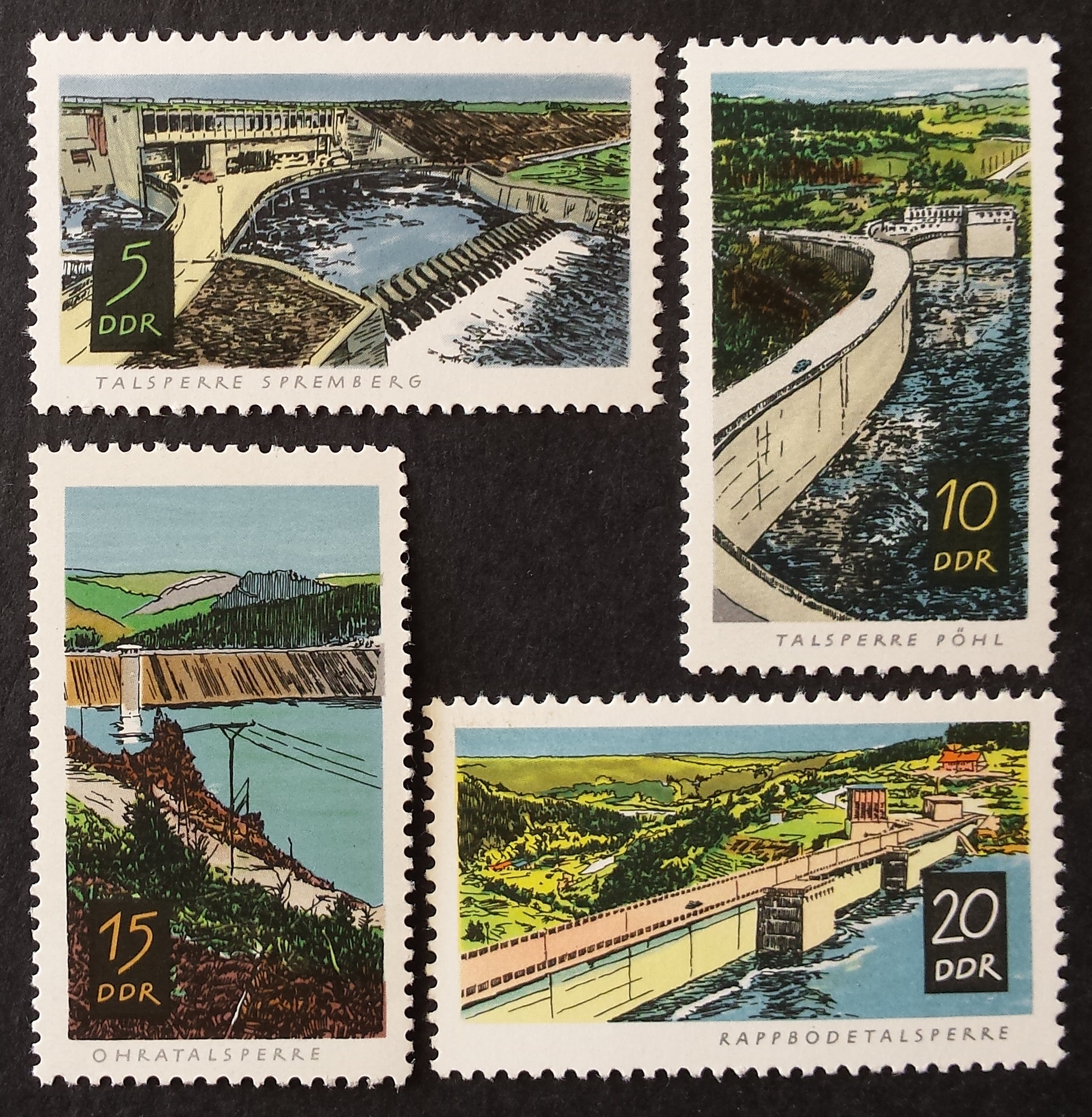 Vokietijos Demokratinė Respublika (VDR), pilna serija, MiNr 1400-1403 MNH**