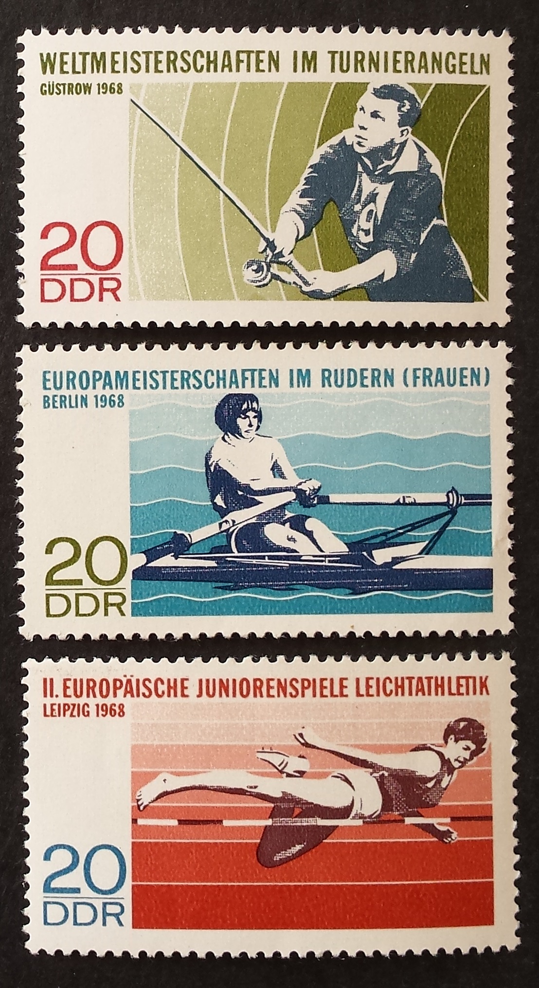 Vokietijos Demokratinė Respublika (VDR), pilna serija, MiNr 1372-1374 MNH**