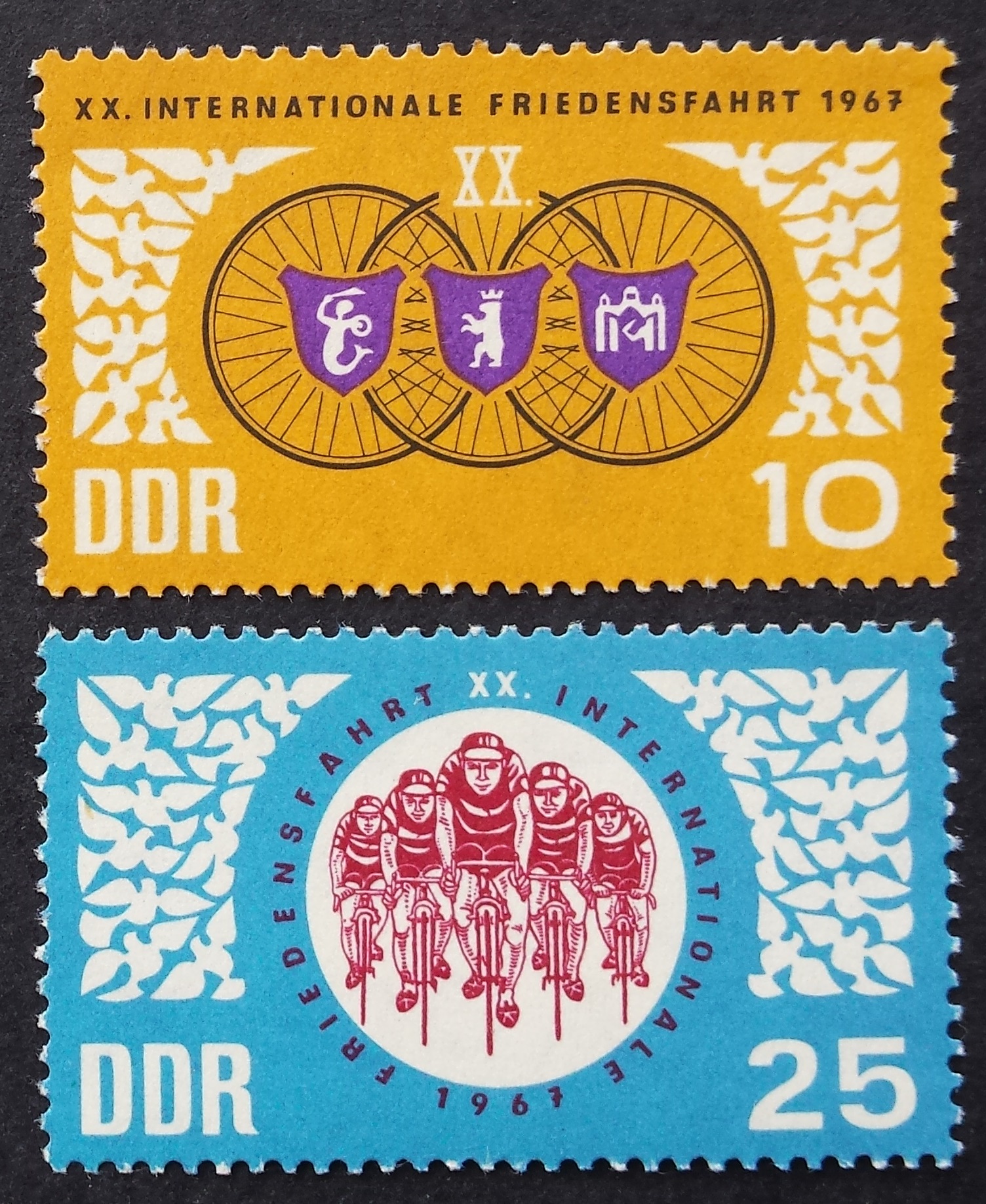 Vokietijos Demokratinė Respublika (VDR), pilna serija MiNr 1278-1279 MNH**